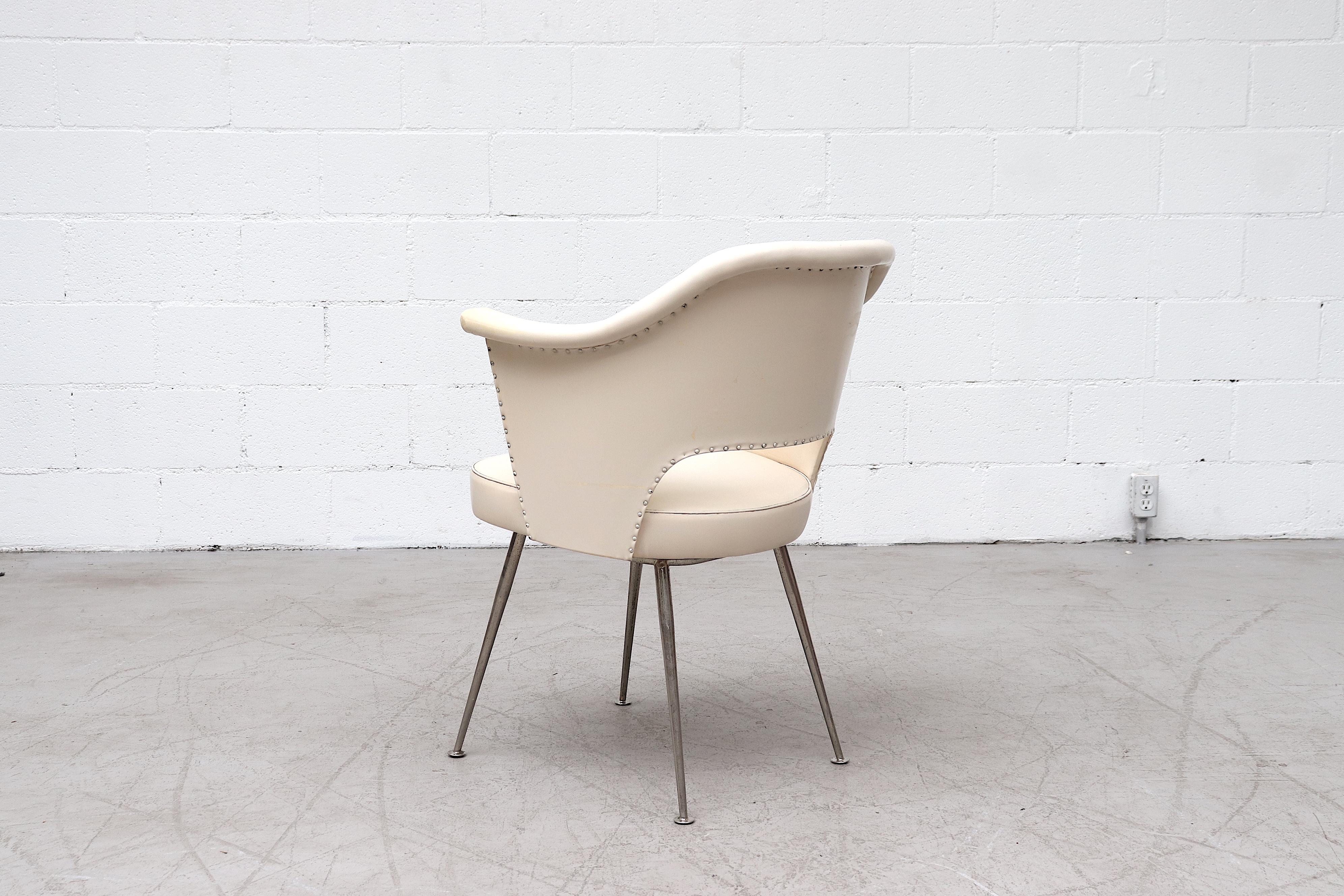 Dutch Mid-Century Saarinen Style Arm Chair