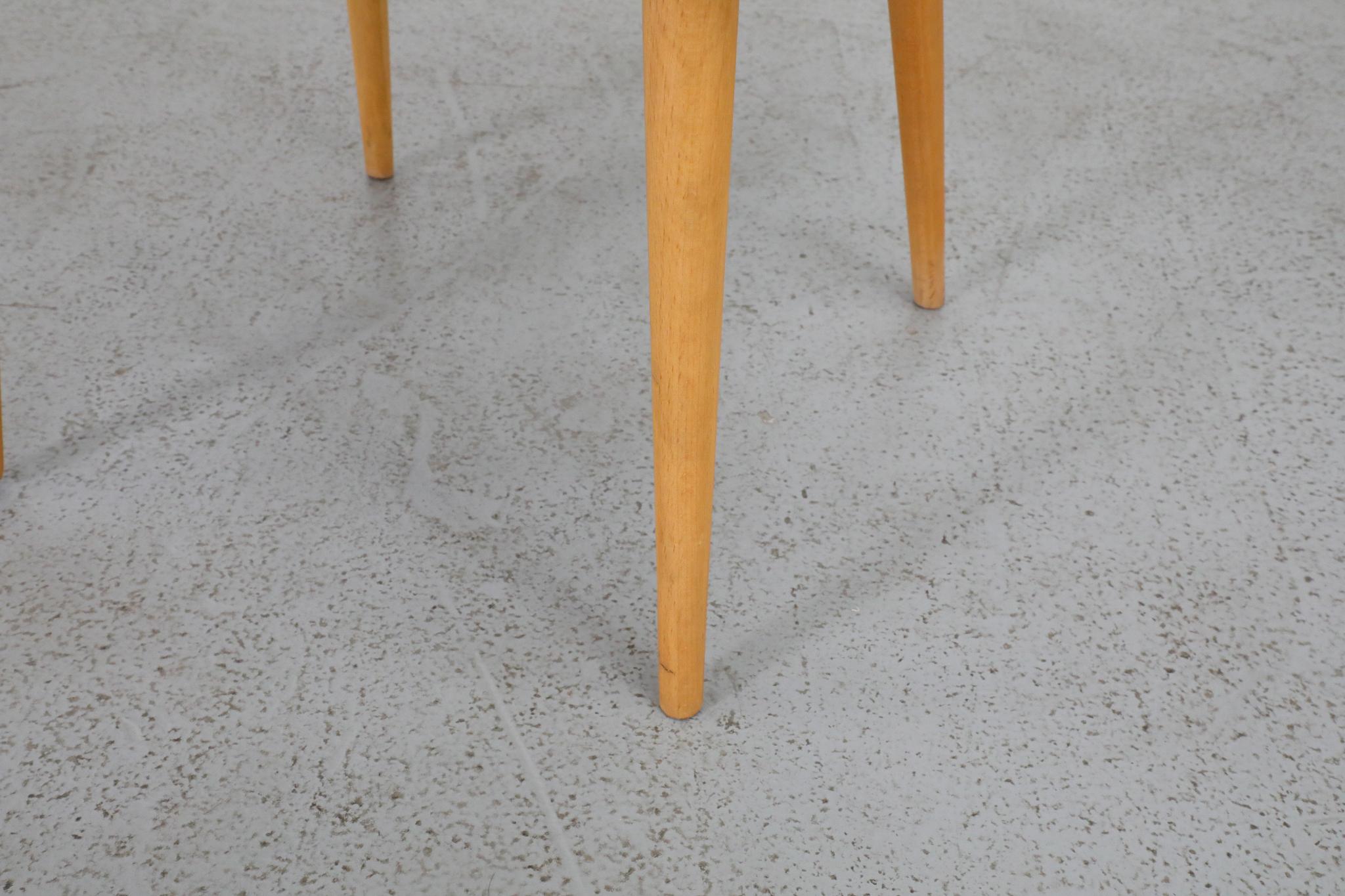 Mid-Century Saarinen Style Cocktail Chair with New Purple Upholstery For Sale 11