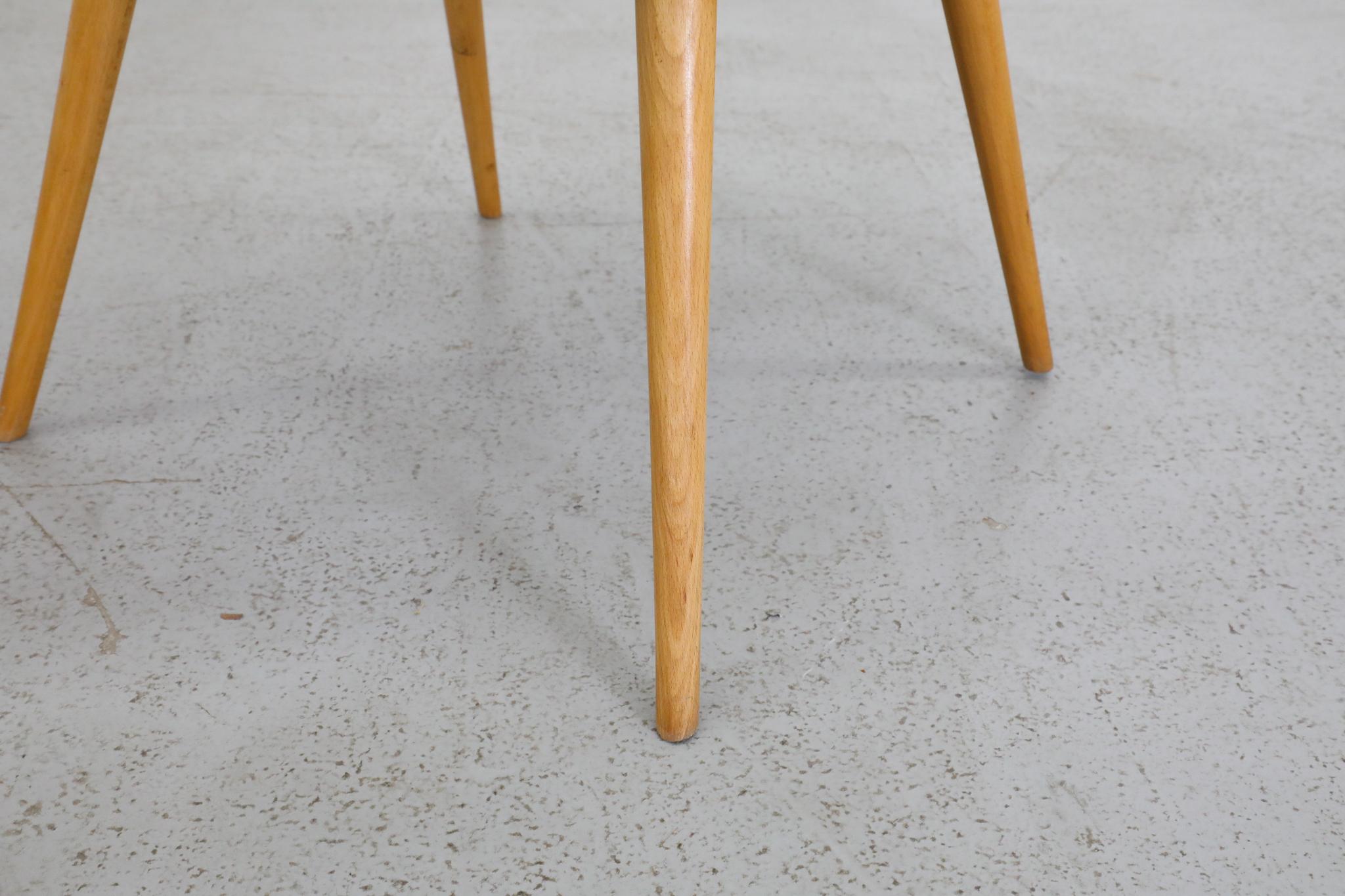 Mid-Century Saarinen Style Dining or Cocktail Chair in Light Teal Velvet For Sale 9