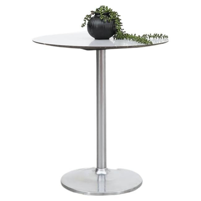 Mid-Century Saarinen Style Pedestal Side Table For Sale