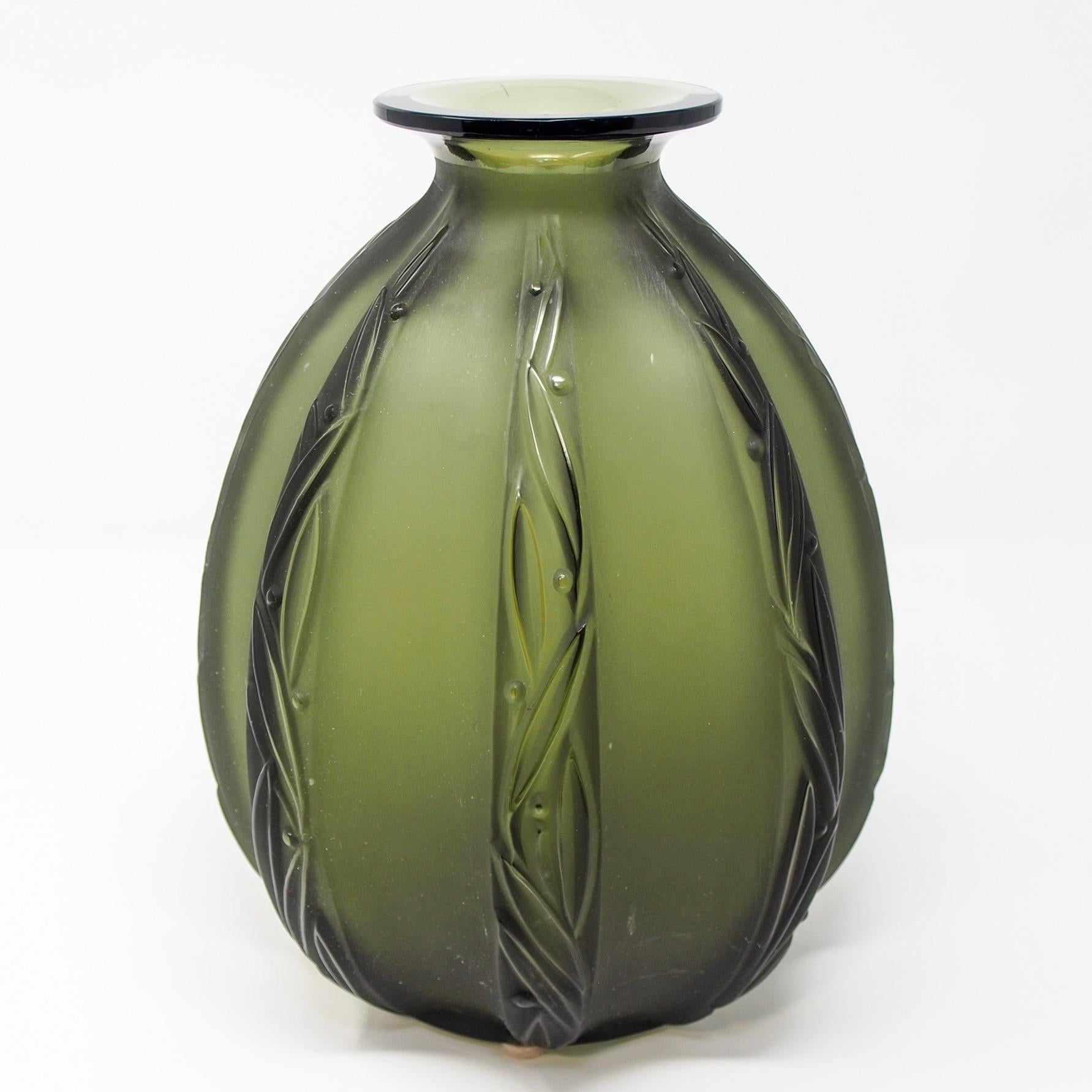 Sabino Art Glass Vase aus der Mitte des Jahrhunderts (Moderne der Mitte des Jahrhunderts) im Angebot