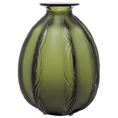 Vintage Midcentury Sabino Art Glass Vase