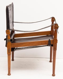 Midcentury Safari Chair by M. Hayat & Brothers