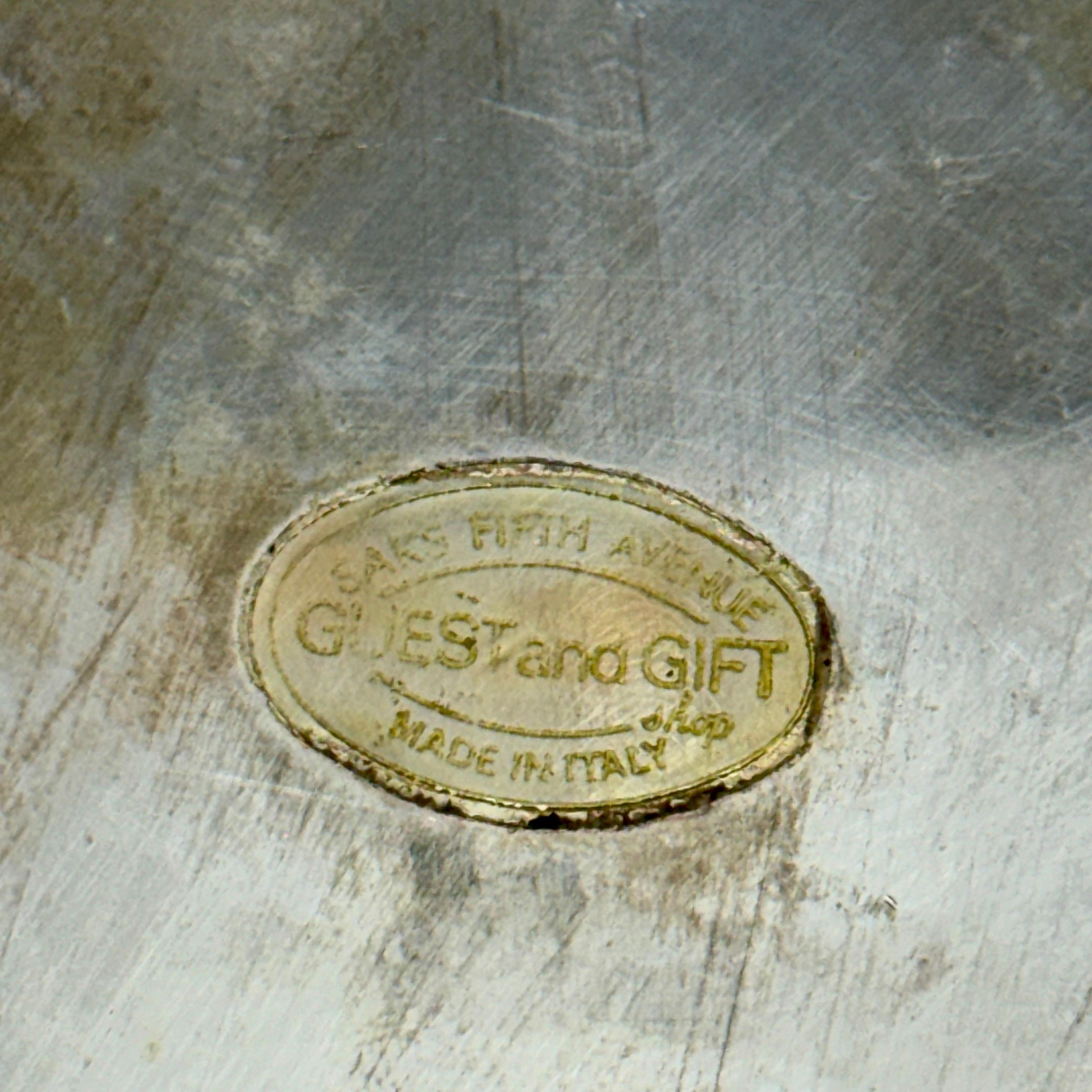 Juego de 3 bandejas para bebidas de Saks Fifth Ave de mediados de siglo en venta 1