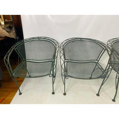 Mid Century Salterini Patio Dining Chairs, Set of 4