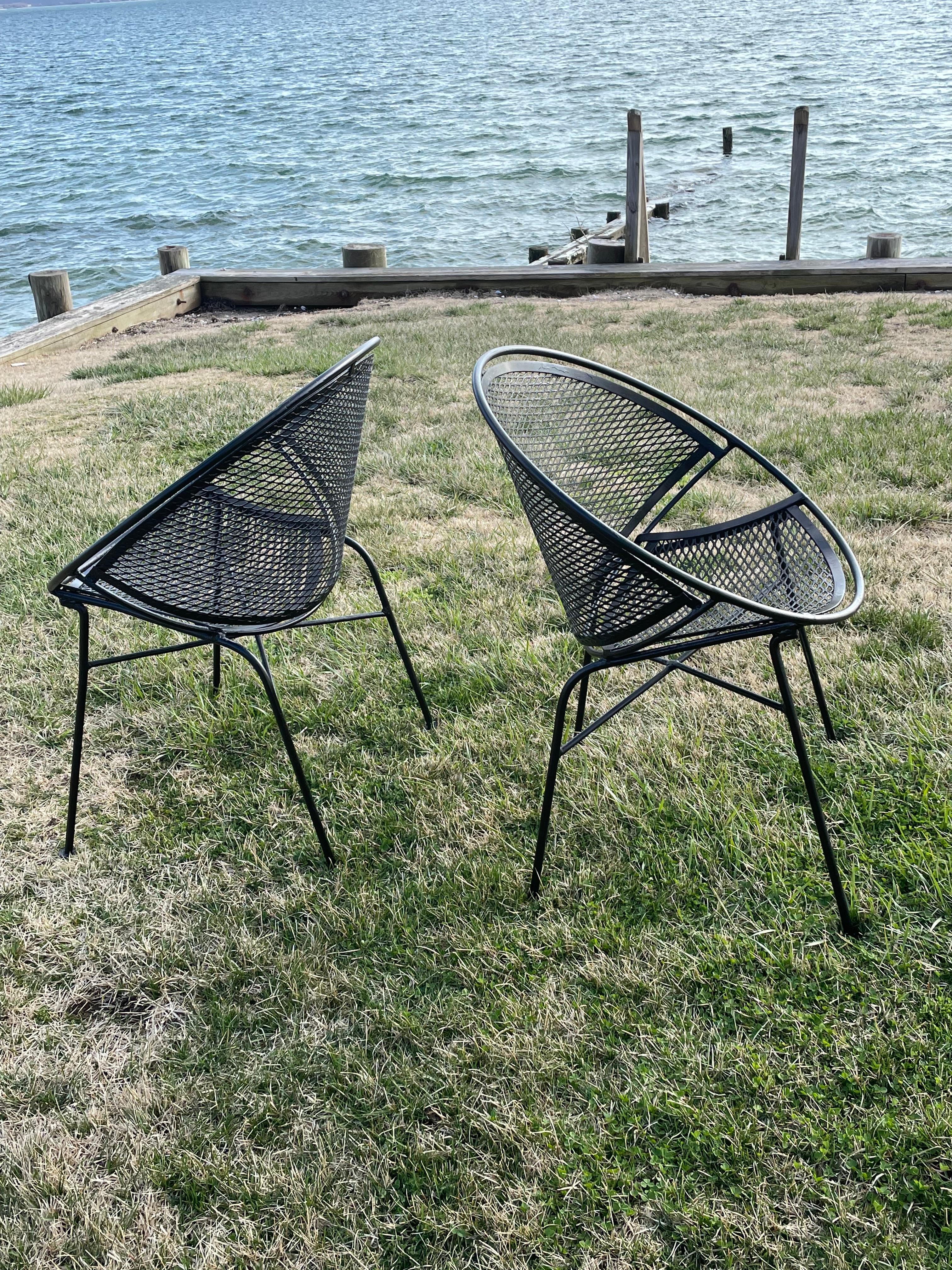 Mid Century Salterini “Radar” Outdoor Dining Set For Sale 1