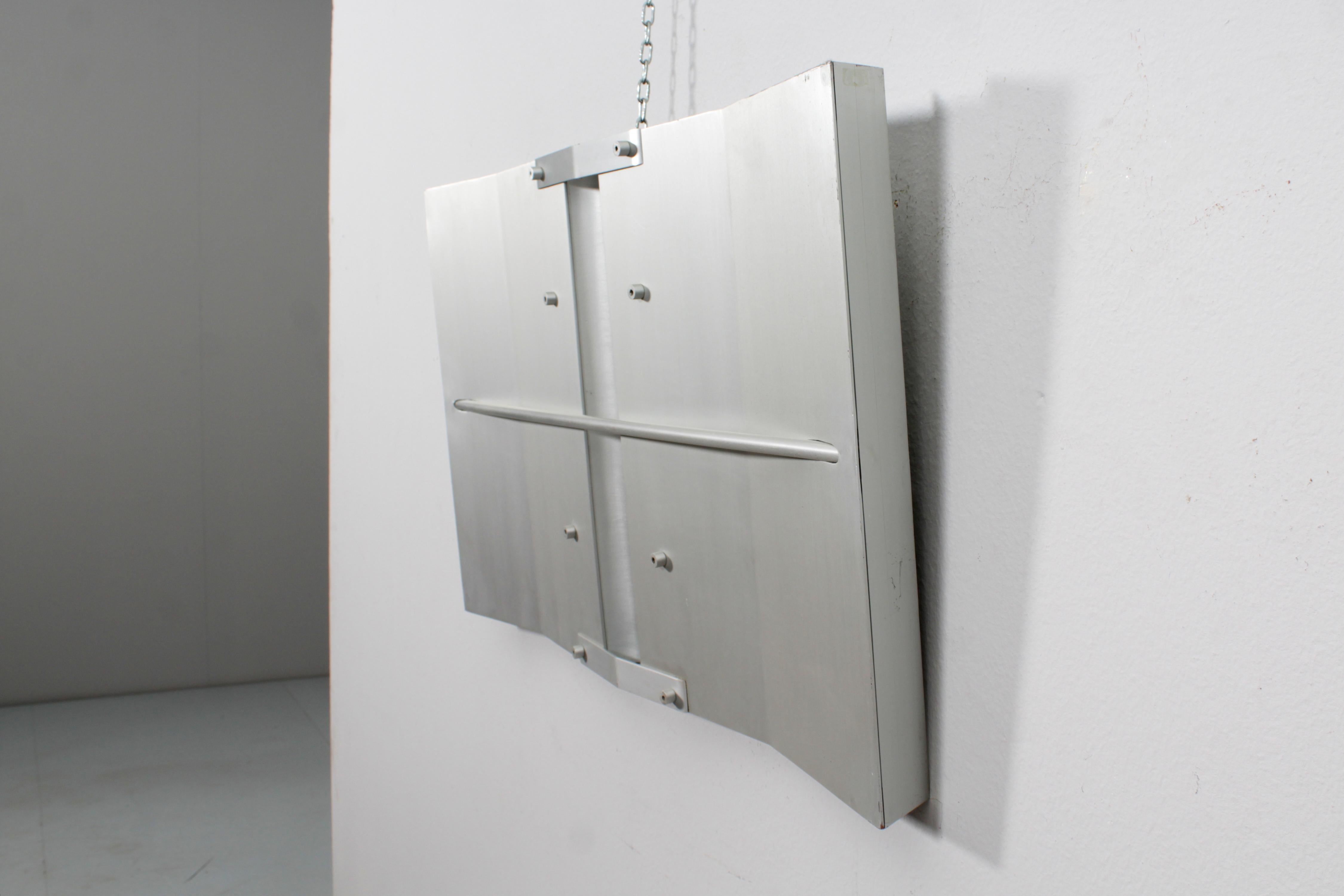 Mid-20th Century Mid-Century Salvatore Messina Aluminium Panel Sculpture Italy in 1960s