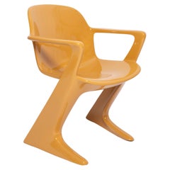 Mid-Century Sand Beige Kangaroo Chair Designed by Ernst Moeckl, Germany, 1968