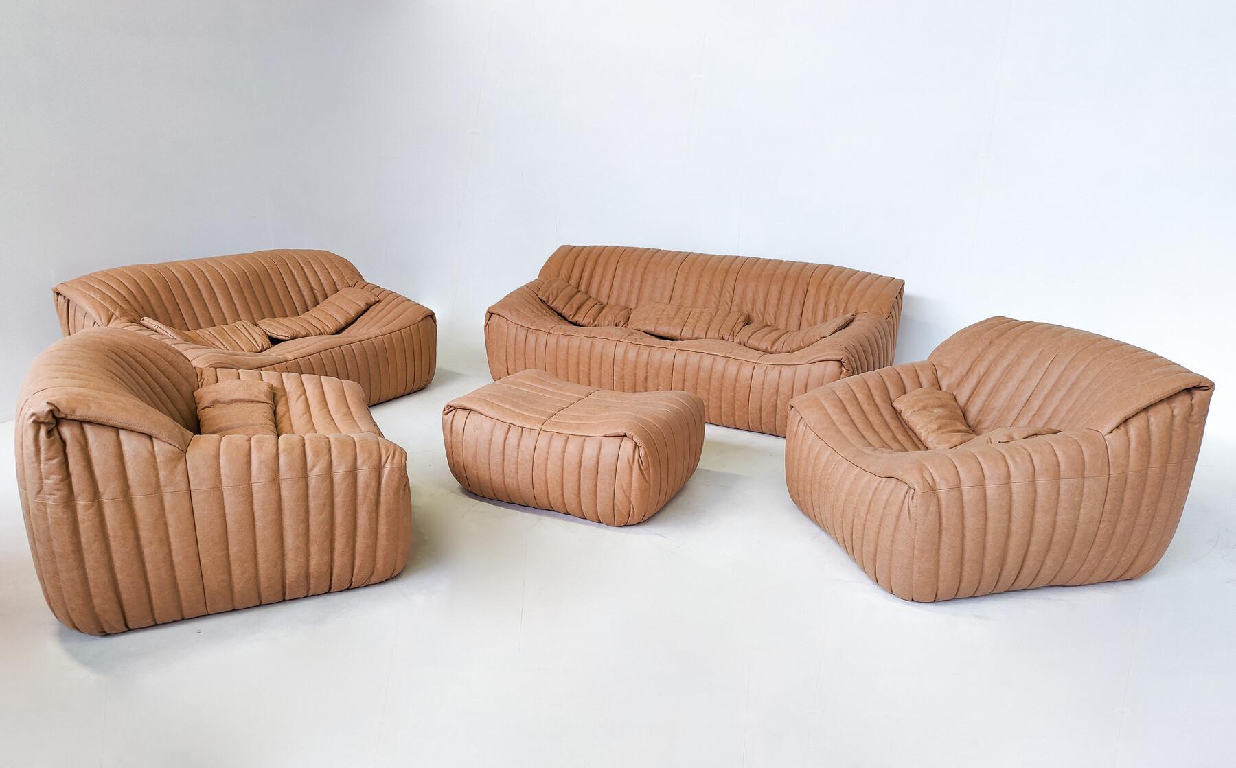 Mid-Century Sandra Seating Set by Annie Hieronimus for Ligne Roset, 1970s 12