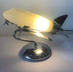 Midcentury Sarsparilla Co. Airplane Lamp Light