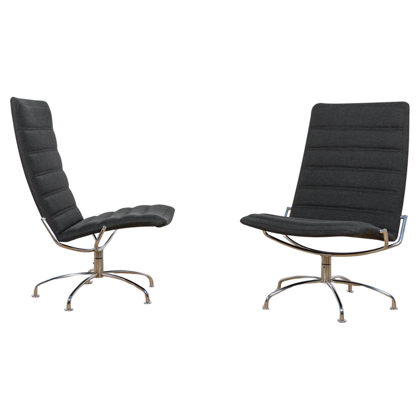 Fauteuils de salon de l'aéroport SAS Copenhagen mi-siècle par Jens Ammunsen pour Fritz Hans