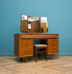 Mid Century Satinwood Dressing Table by Andrew Milne for Heals, 1950s