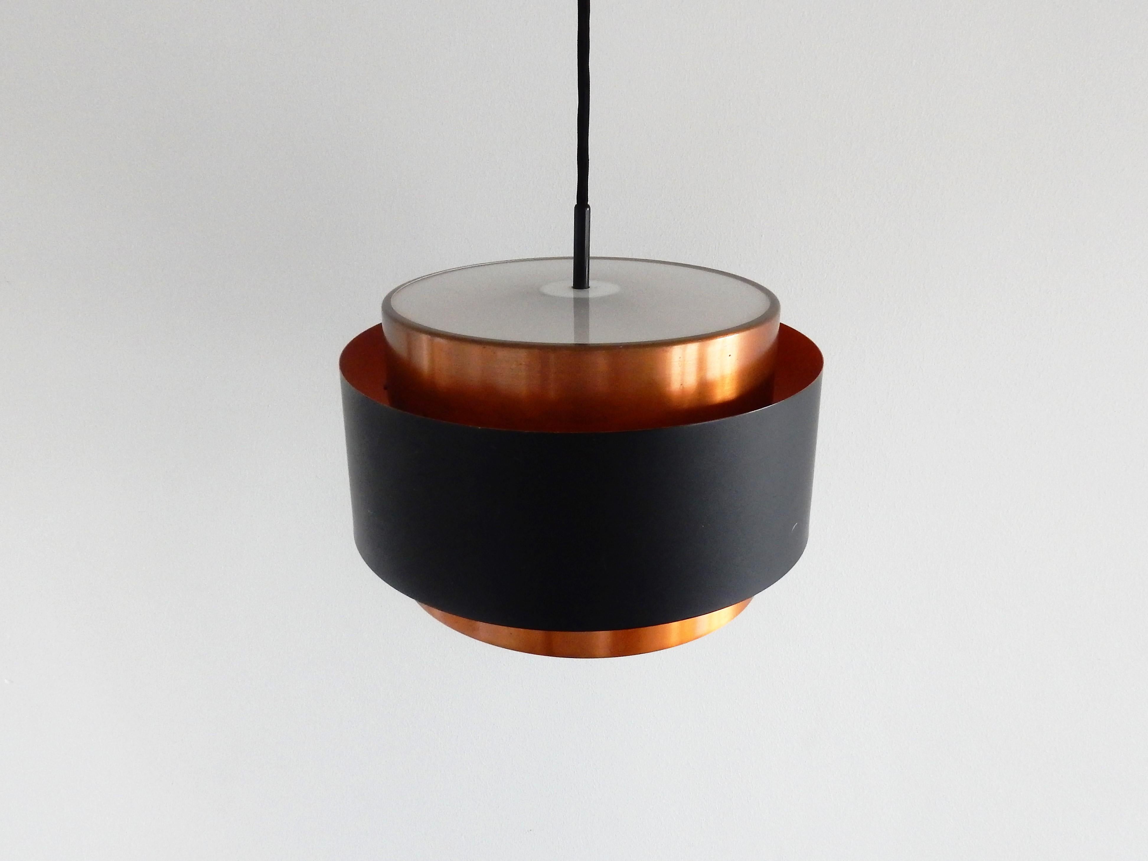 Midcentury Saturn Pendant Lamp by Jo Hammerborg for Fog & Mørup, Denmark, 1960s In Good Condition In Steenwijk, NL