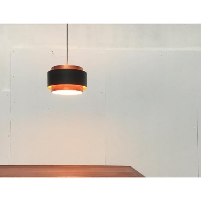 Metallo Lampada a sospensione Saturn di metà secolo di Jo Hammerborg per Fog & Mørup, 1960 in vendita