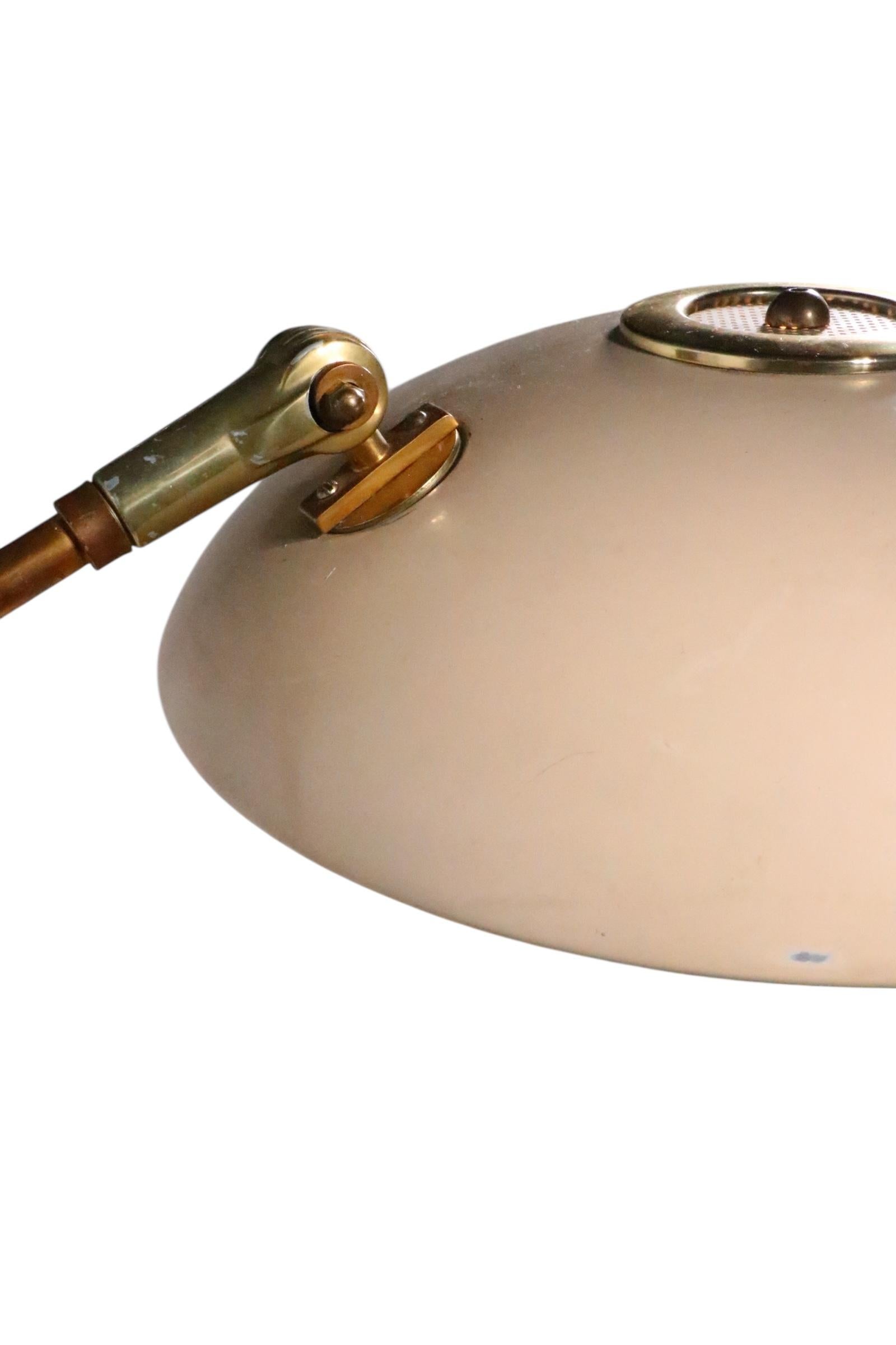 Mid Century Saucer Shade Stehleuchte Entworfen von Gerald Thurston für Lightolier im Angebot 7