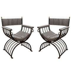 modern savonarola chair Mid Century Savonarola Chairs