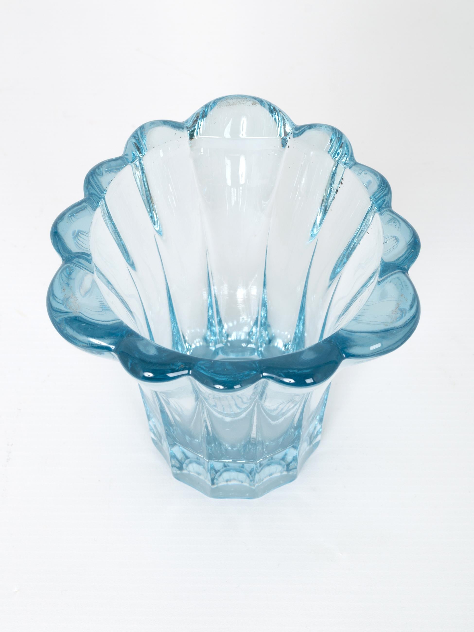 aqua blue vases