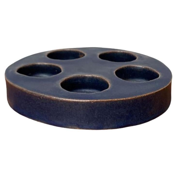 Mid-Century Scandianvian Ceramic Candleholder, 1960s