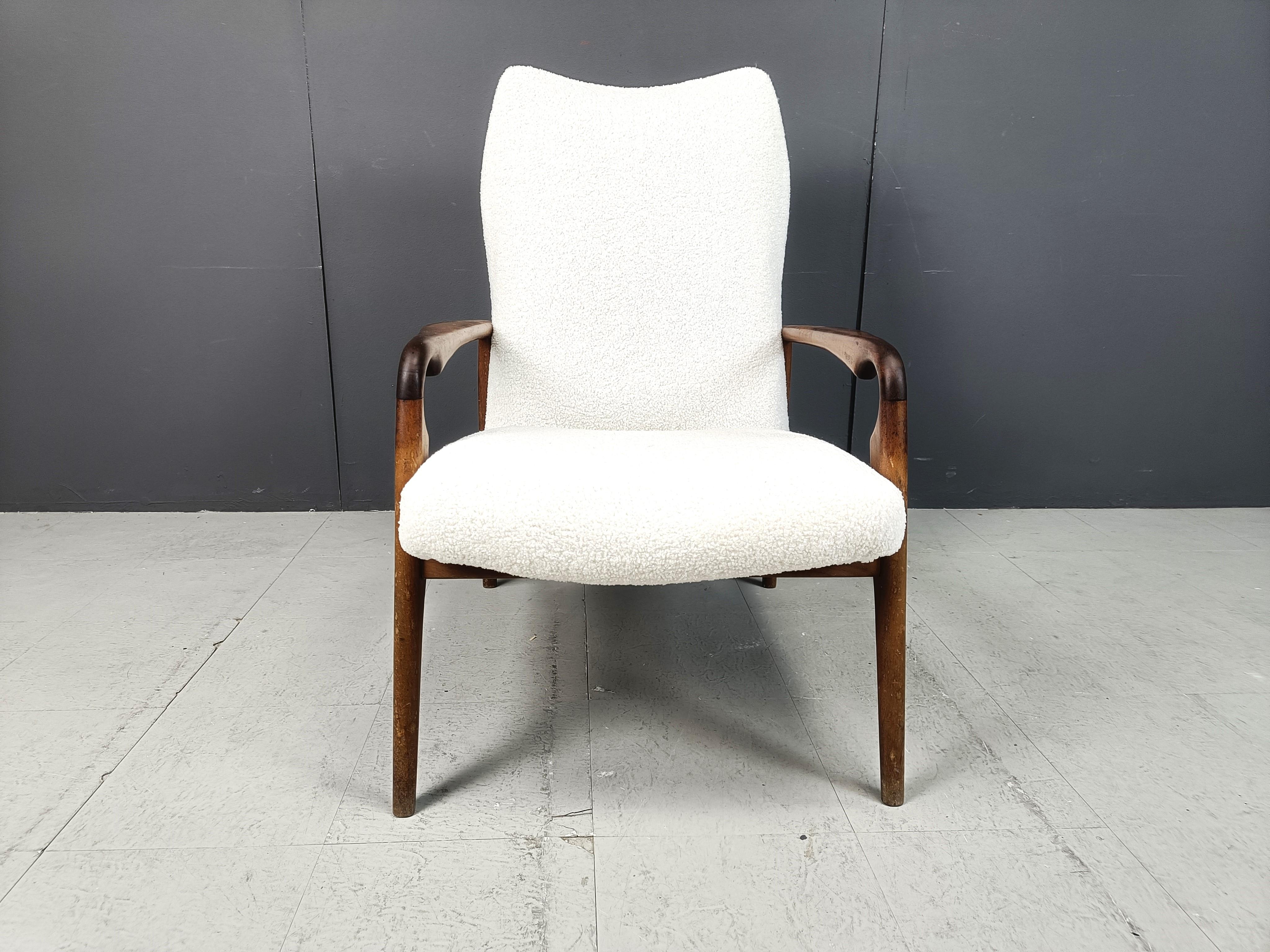 Scandinavian Modern Mid century scandinavian armchair, 1960s For Sale