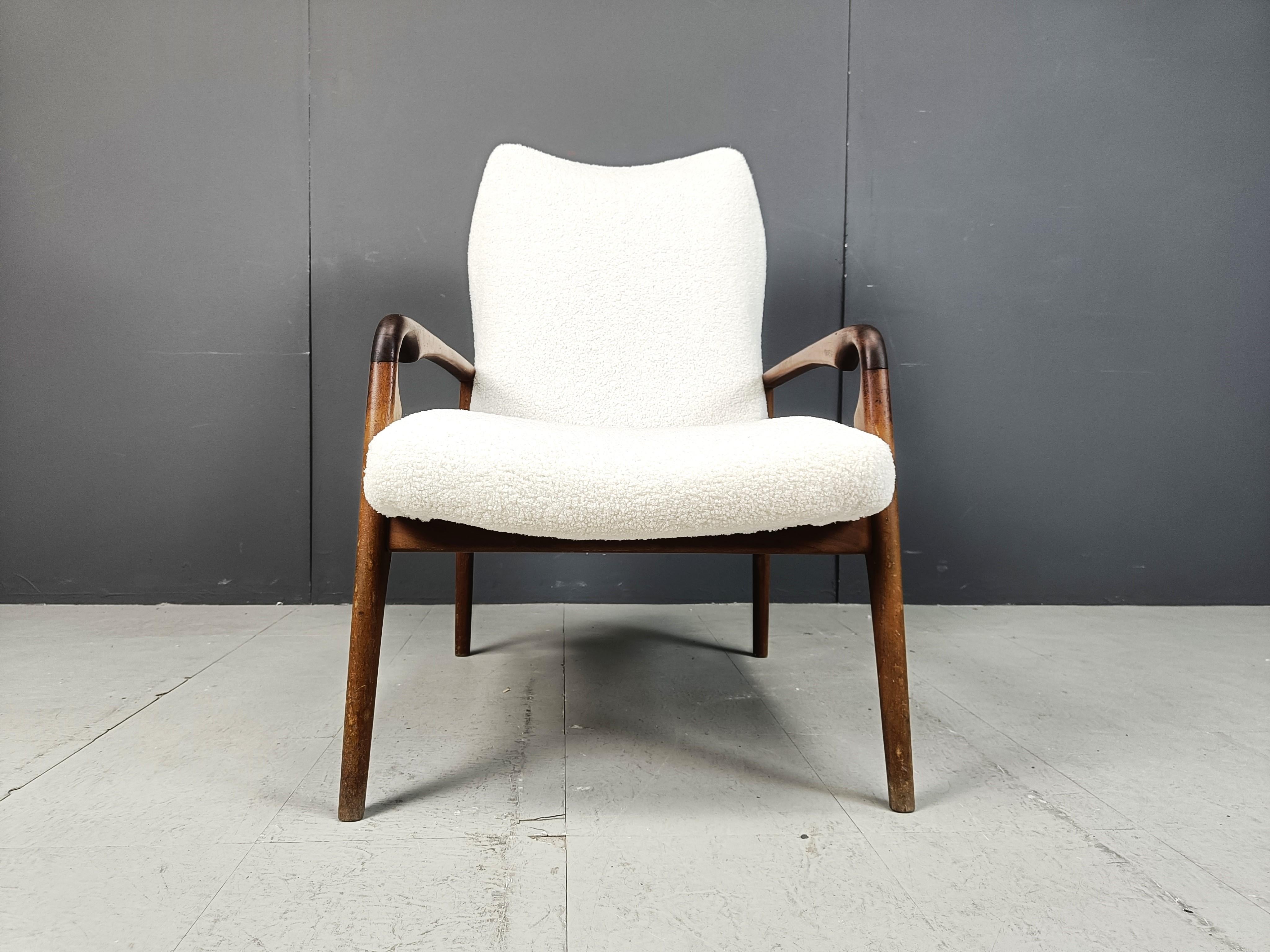 Danish Mid century scandinavian armchair, 1960s For Sale