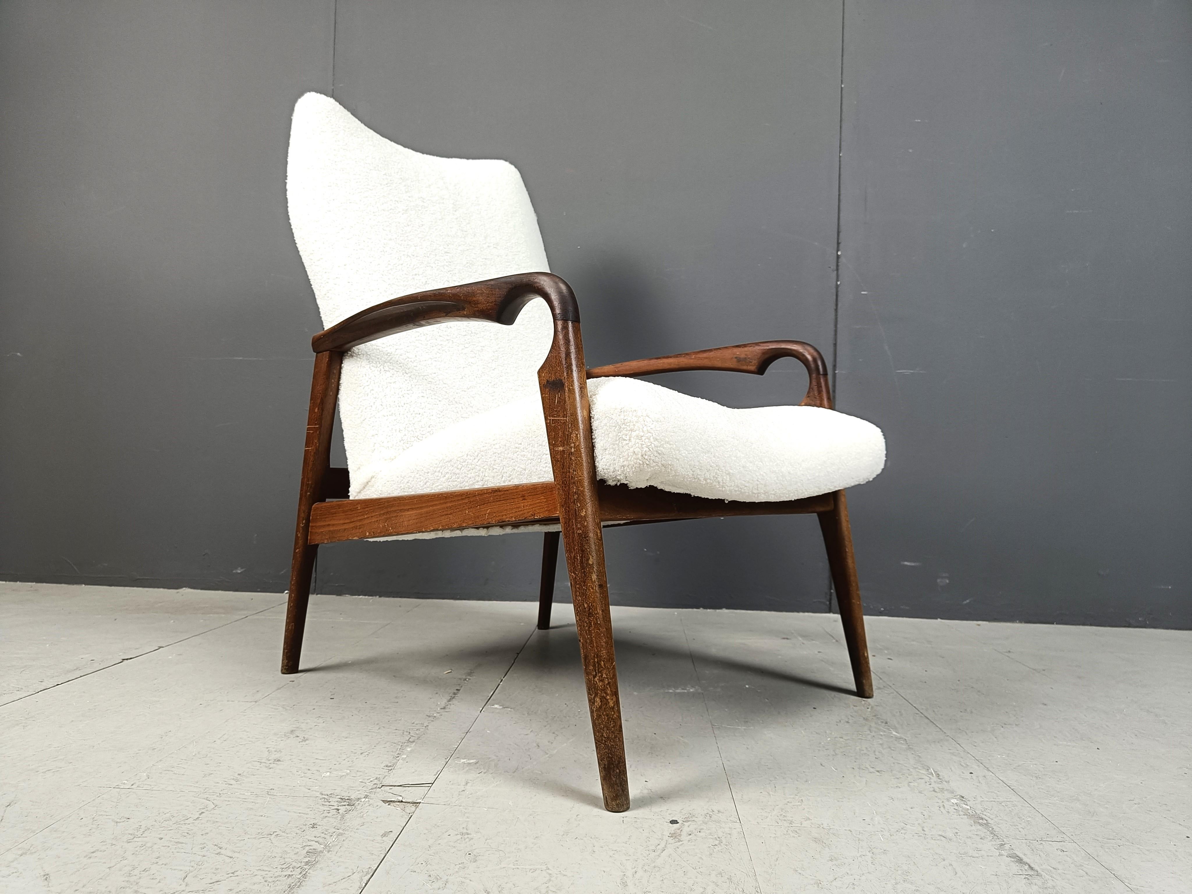 Mid century scandinavian armchair, 1960s In Good Condition For Sale In Leuven, Vlaams Gewest