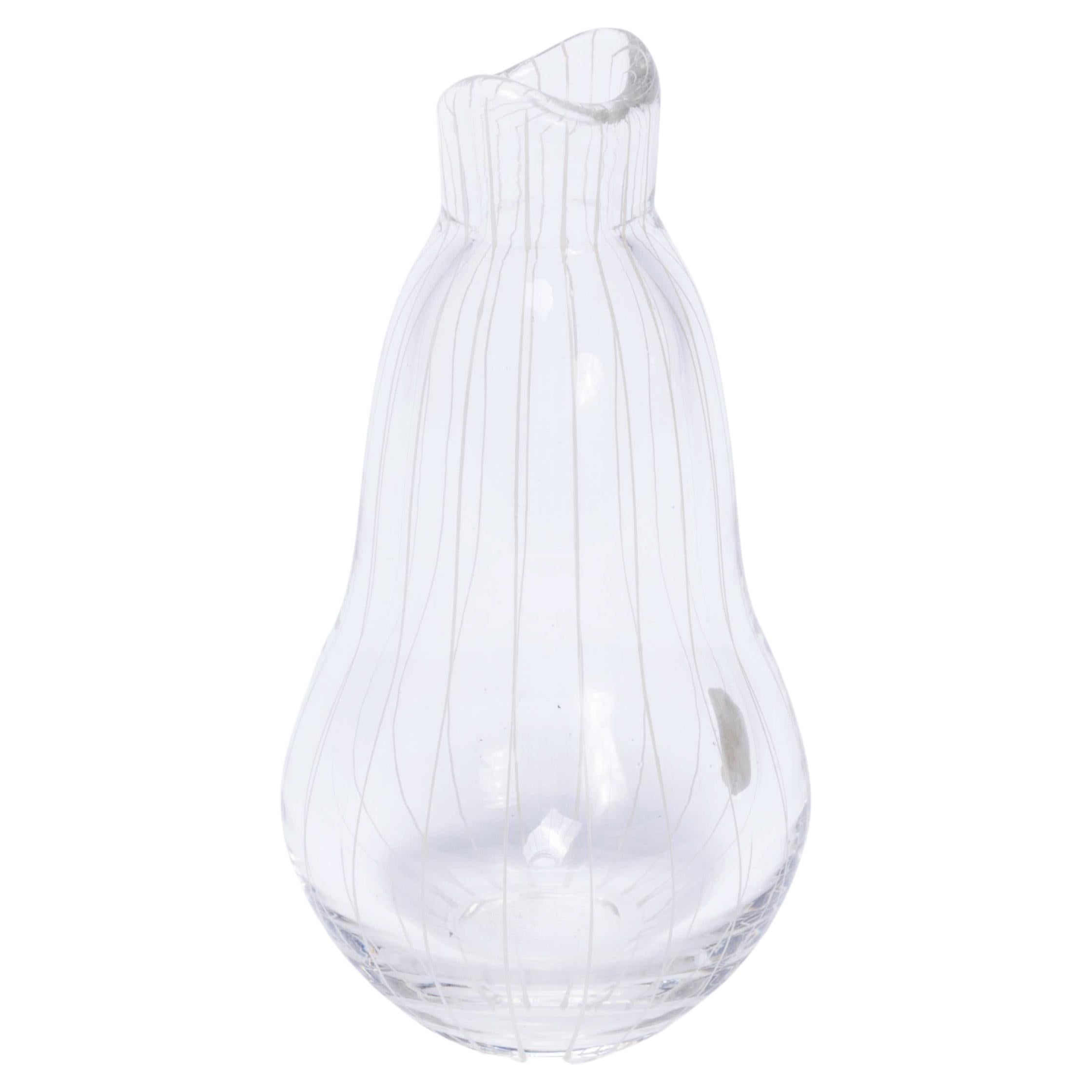 Mid Century Scandinavian Art Glass Bud Vase