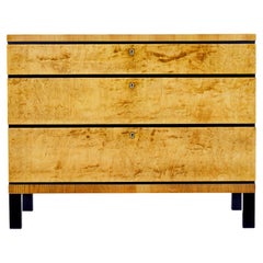 Retro Mid century Scandinavian birch chest of drawers