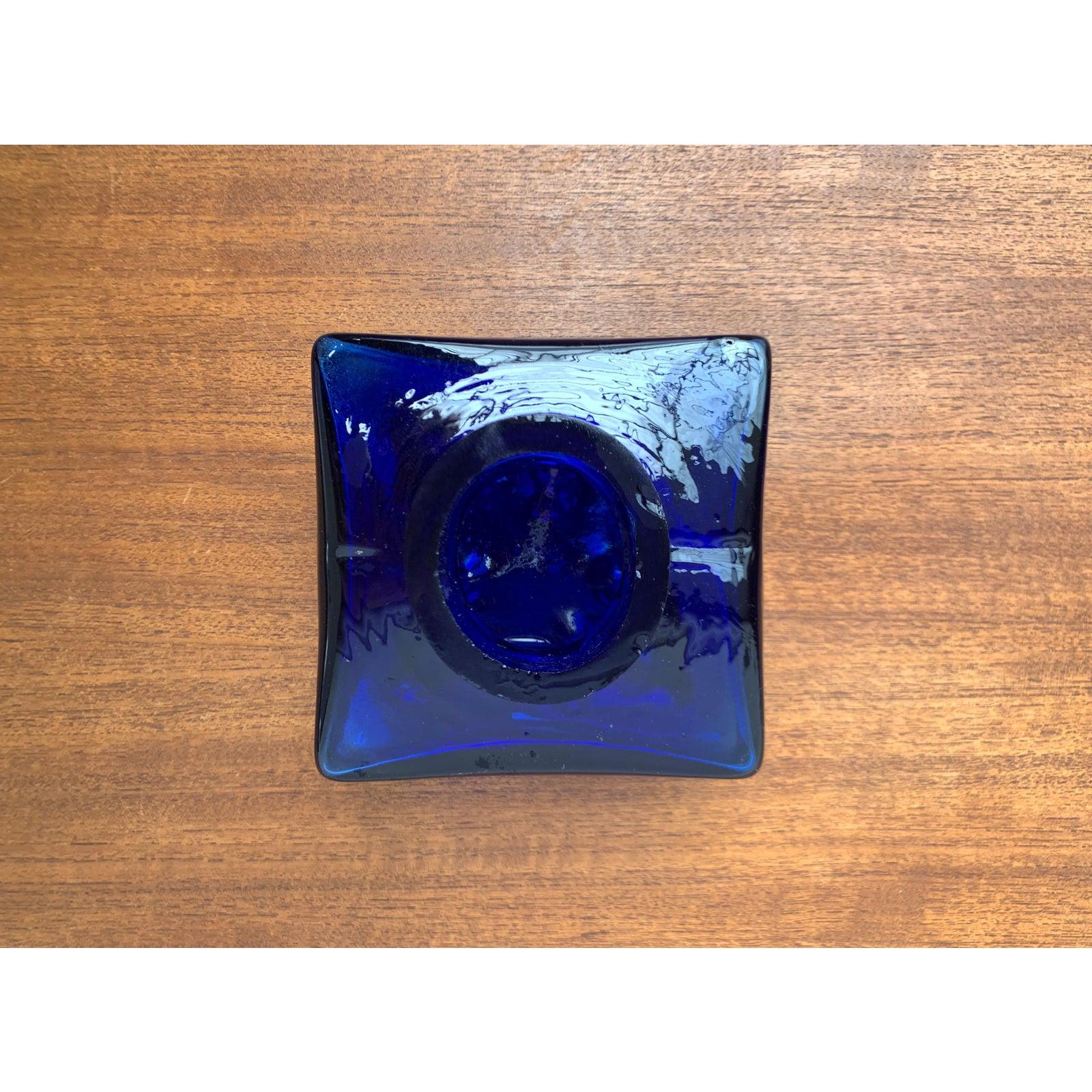 Vaso di vetro a blocchi scandinavo di metà secolo, anni '60 in vendita 6
