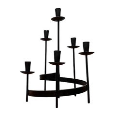 Mid-Century Scandinavian Brutalist Candleholder from Ystad, 1960s