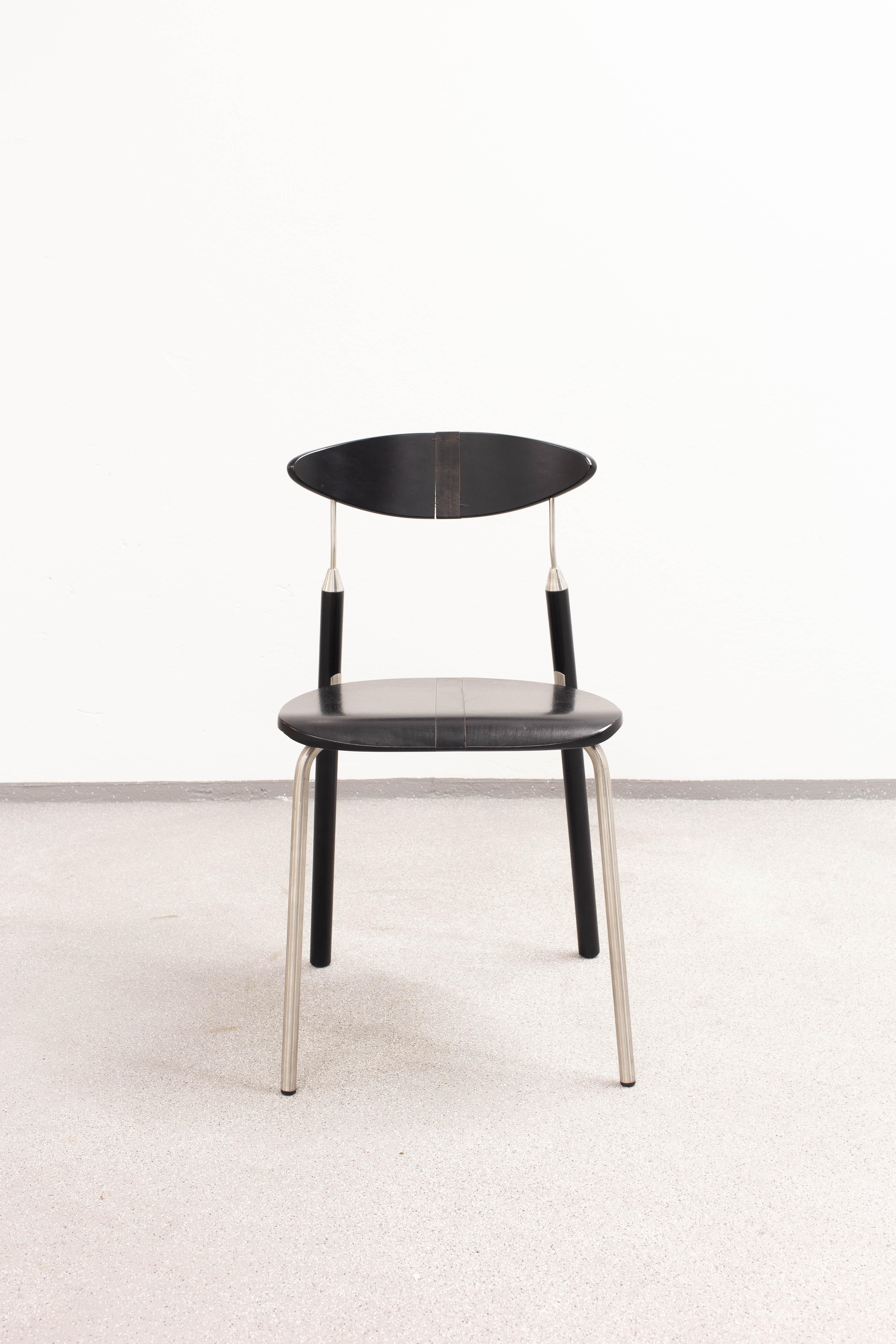 Rare midcentury Scandinavian chair, Probably Sørlie Møbelfabrikk Workshop Prototype
Line detail through the middle of the chair back and seat.

This 1960s chair was purchased directly from the Sørlie Møbelfabrikk Workshop. The designer is unknown