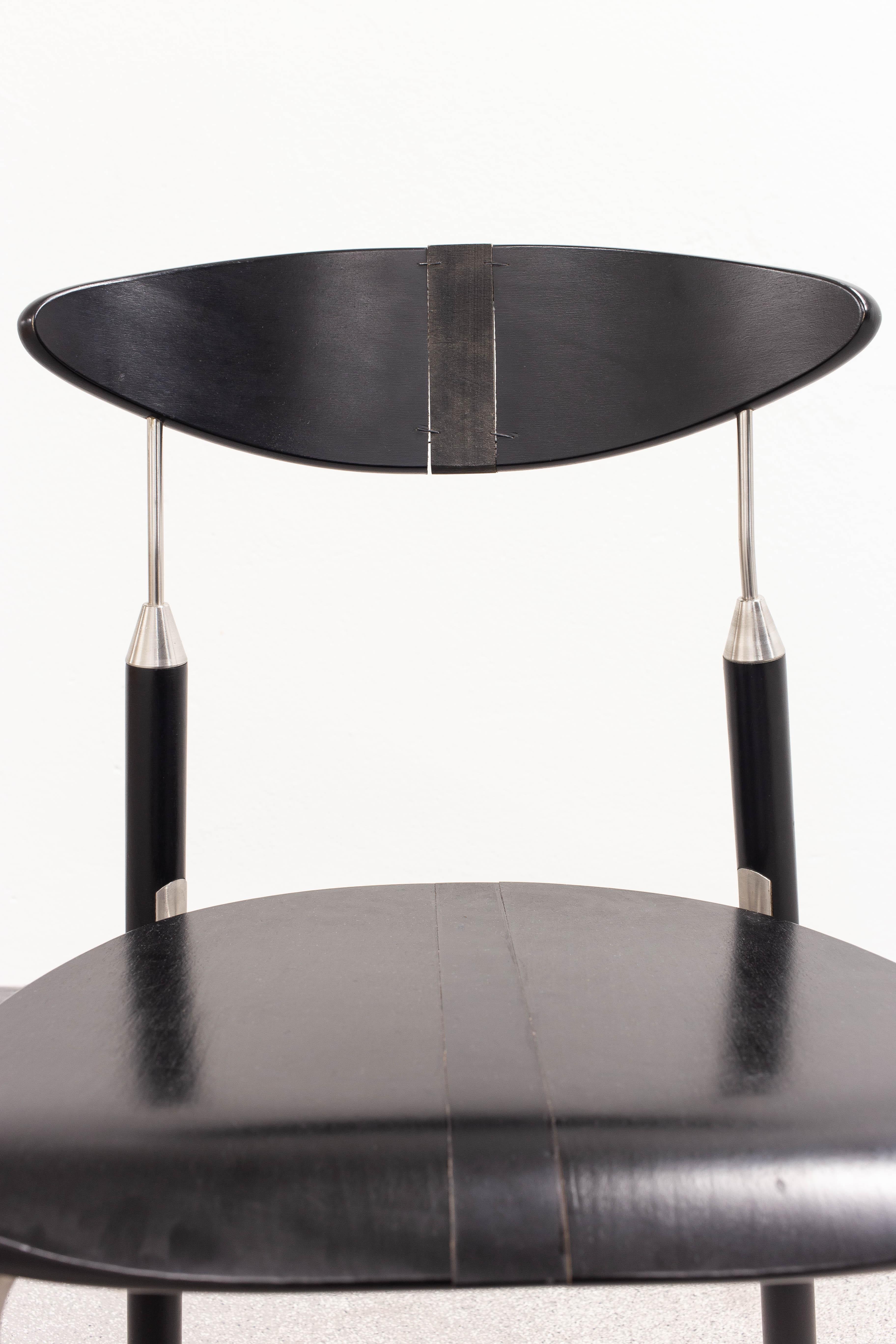 Mid-Century Modern Midcentury Scandinavian Chair, Probably Sørlie Møbelfabrikk Workshop Prototype For Sale