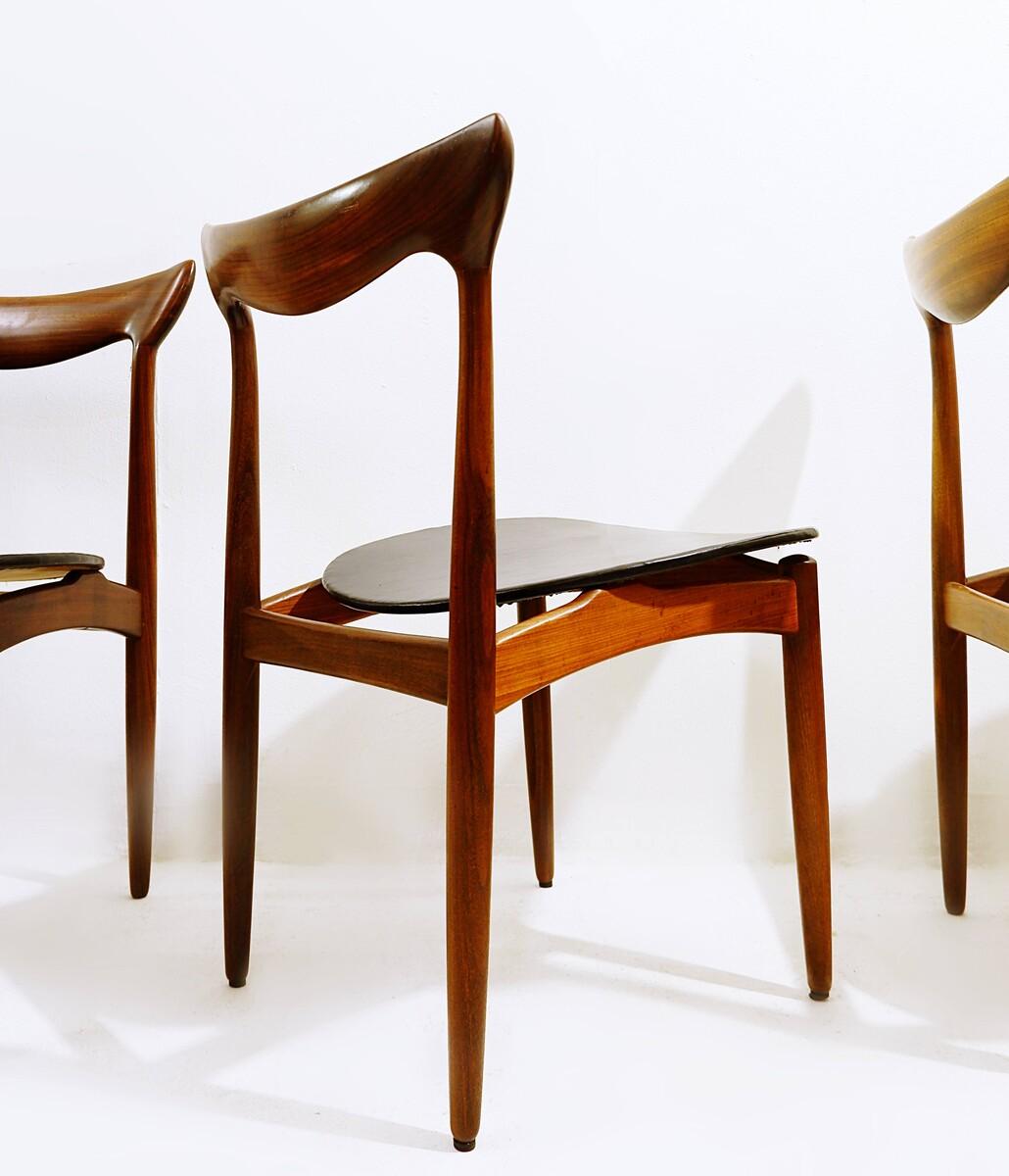 Mid-Century Scandinavian Chairs by H.W Klein for Bramin Mobler, Danish, 1960s 4