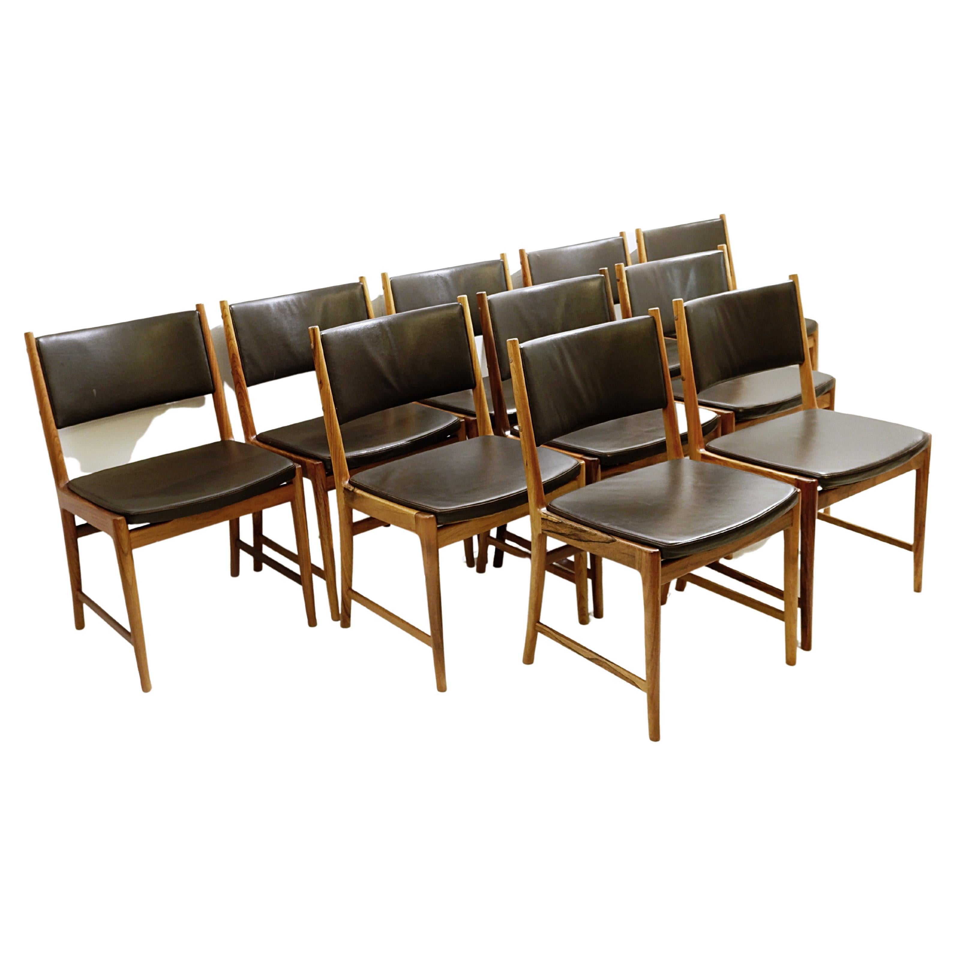 Mid-Century Scandinavian Chairs by Kai Lyngfeldt Larsen for Soren Willadsen
