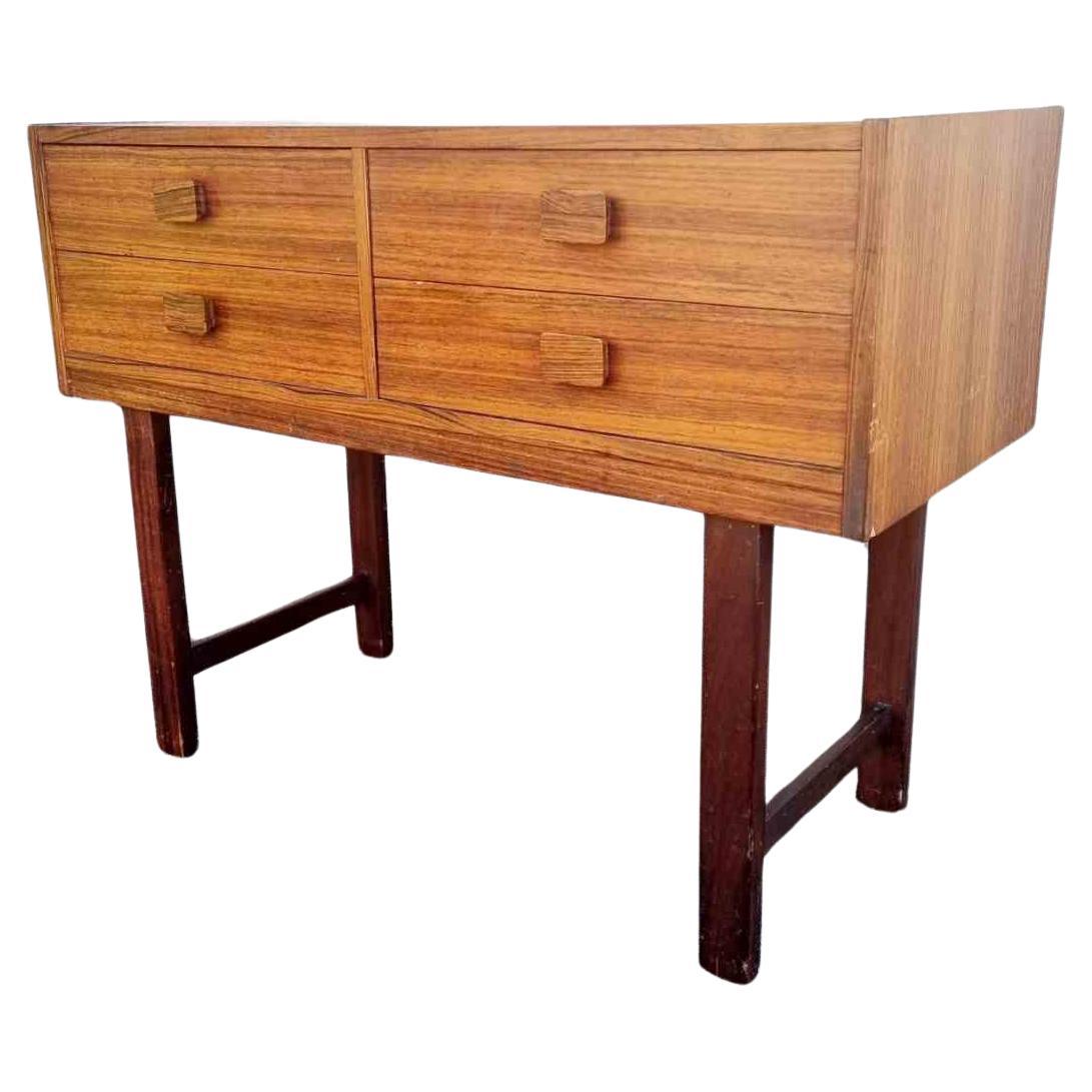 Mid Century Scandinavian Chest of Drawers in Teak, Sweden 60s For Sale