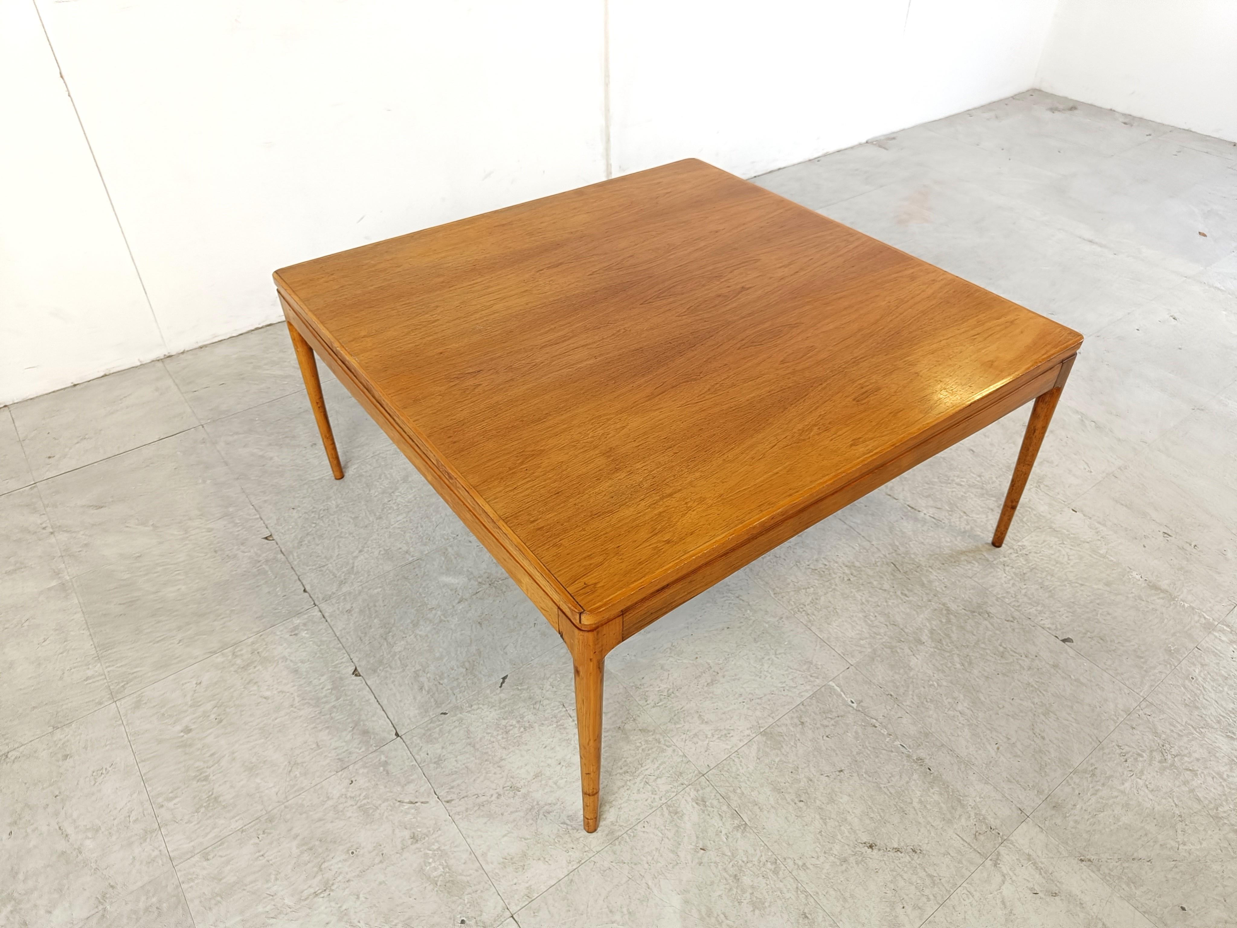 Mid century scandinavian coffee table by Ole Wanscher for AJ Iversen, 1950s In Good Condition In HEVERLEE, BE