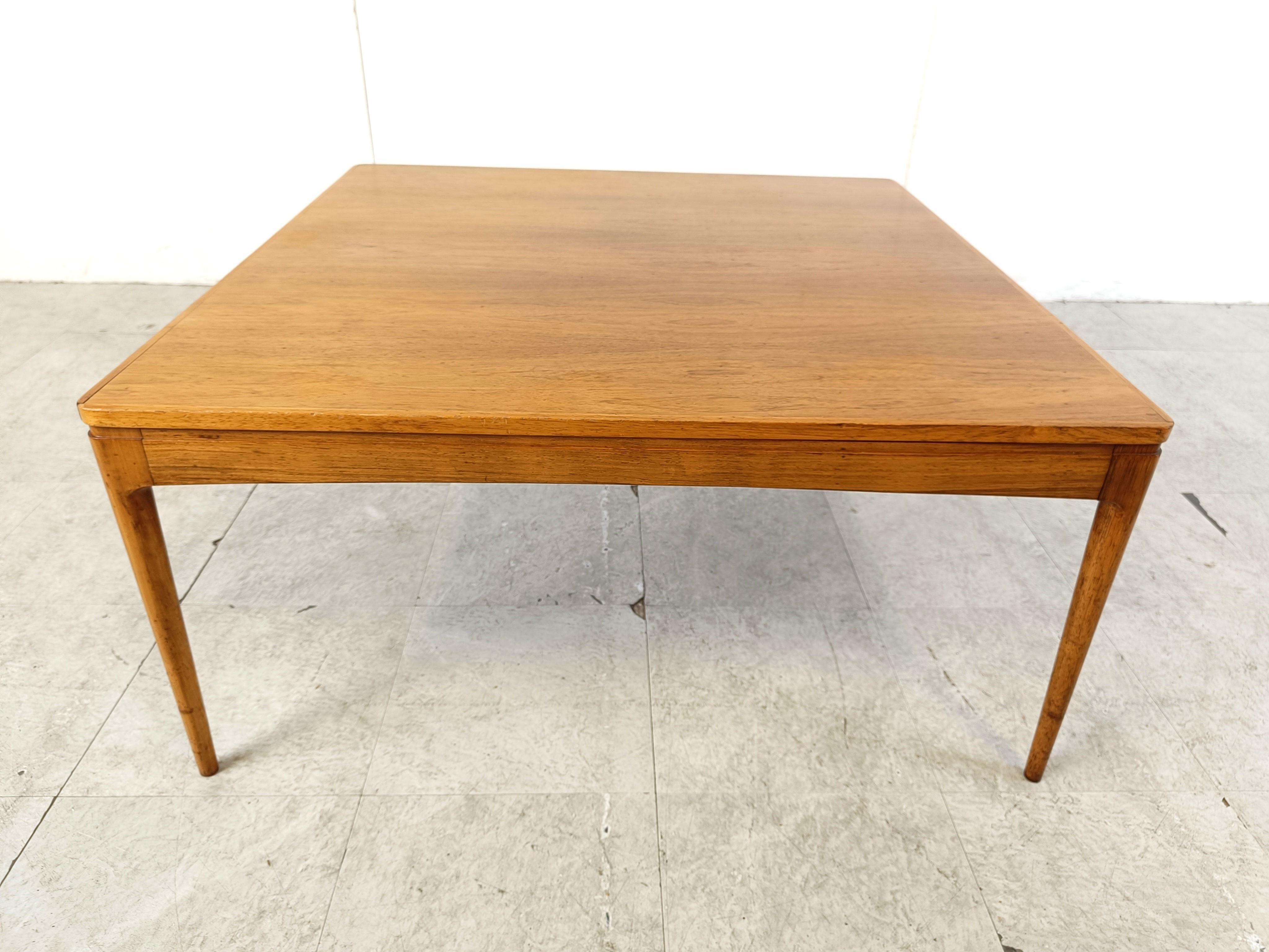 Mid century scandinavian coffee table by Ole Wanscher for AJ Iversen, 1950s 1
