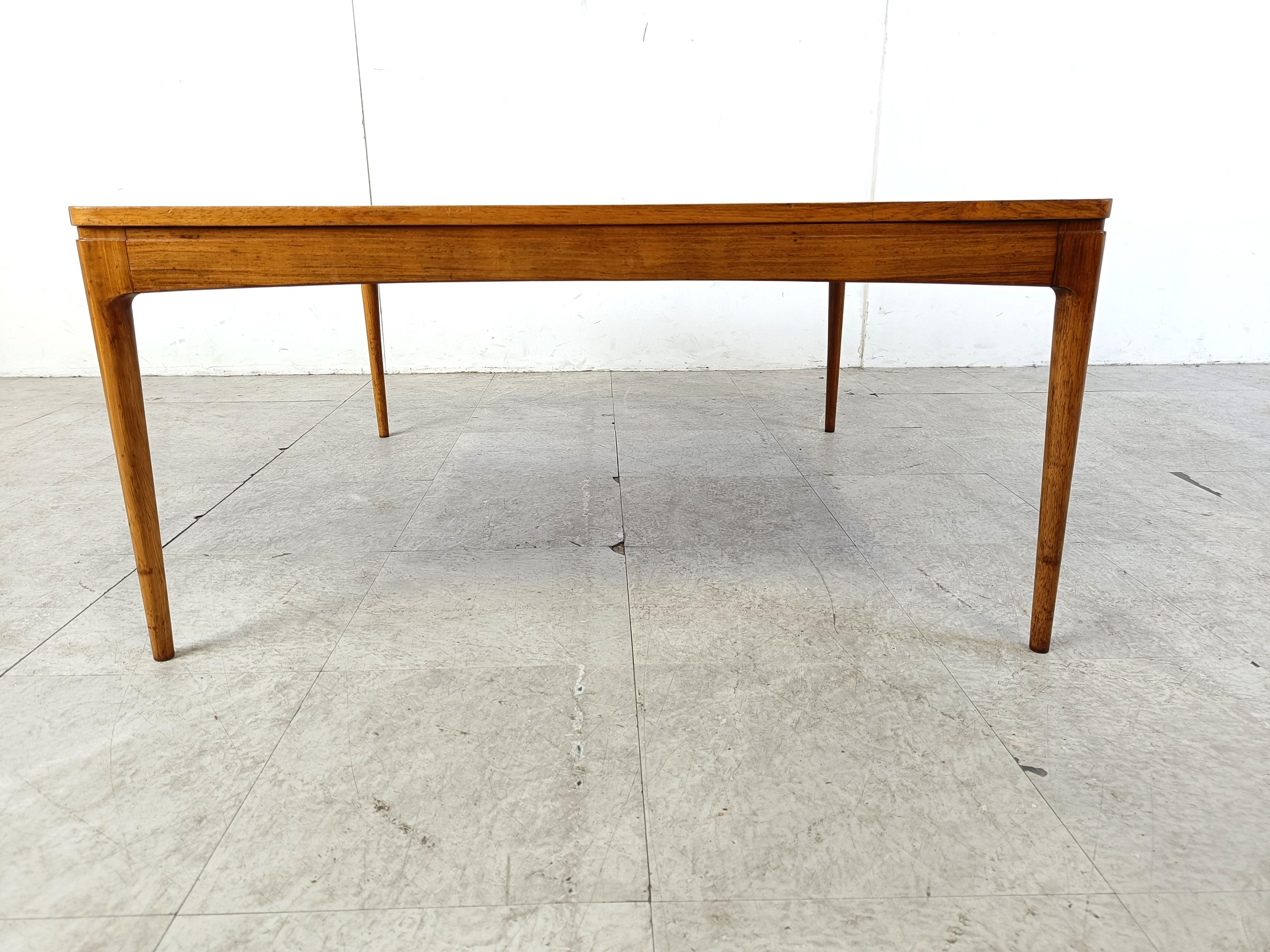 Mid century scandinavian coffee table by Ole Wanscher for AJ Iversen, 1950s 2