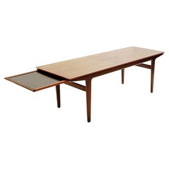 Mid-century scandinavian Coffee Table with Extension, 1960s