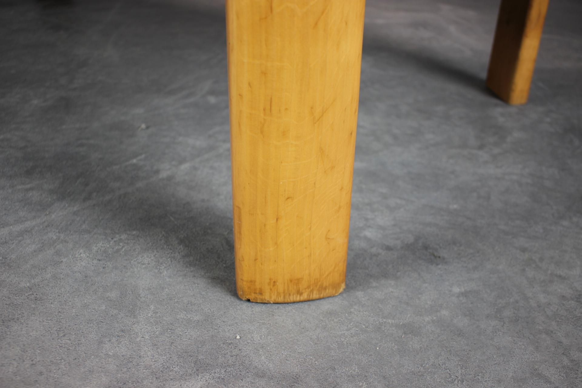 Legno Tavolo da conferenza scandinavo di metà secolo in betulla massiccia, anni '80 in vendita