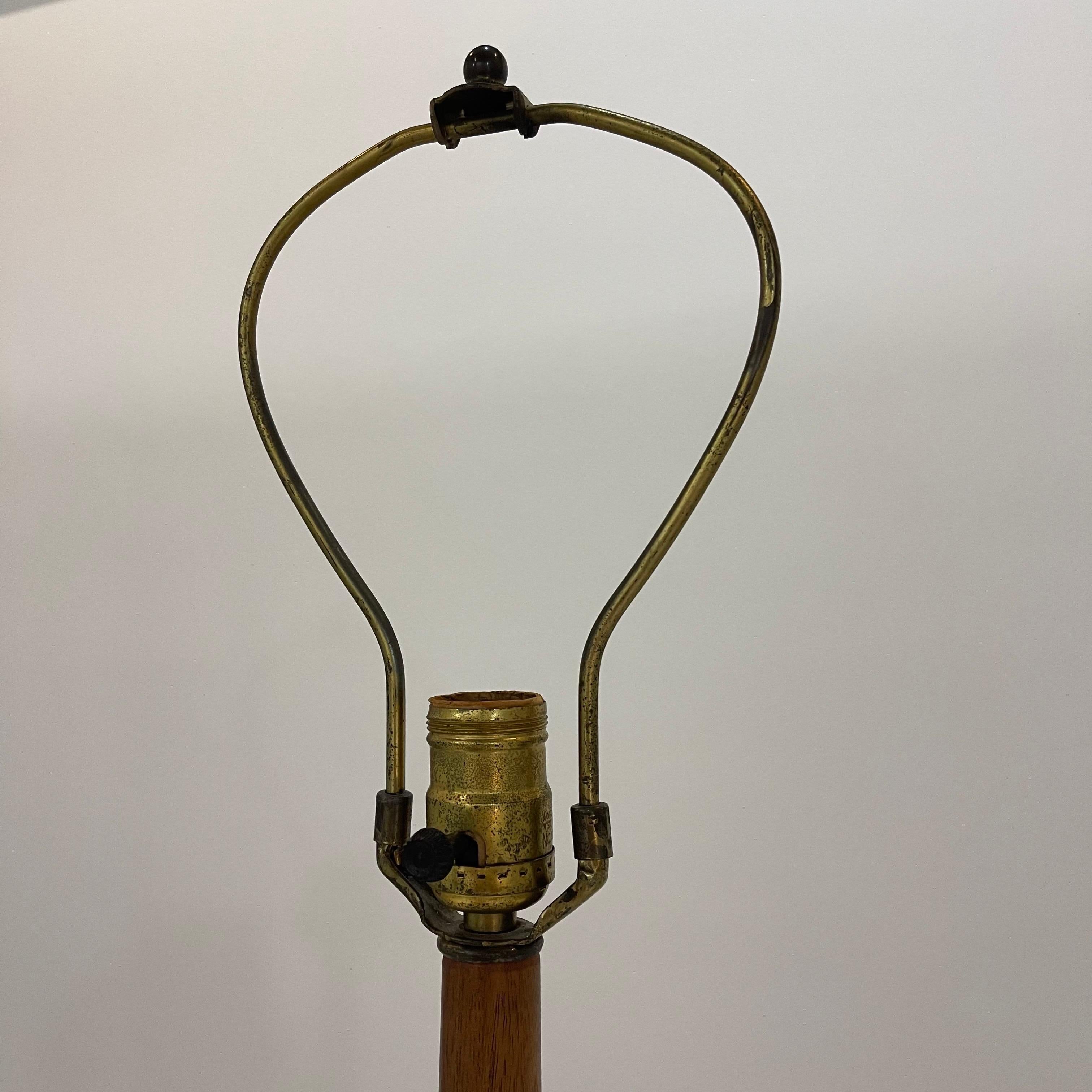 Schwedische Mid-Century-Stil-Designer-Stehlampe aus Teakholz und Stoff, Schweden, 1960er Jahre 3