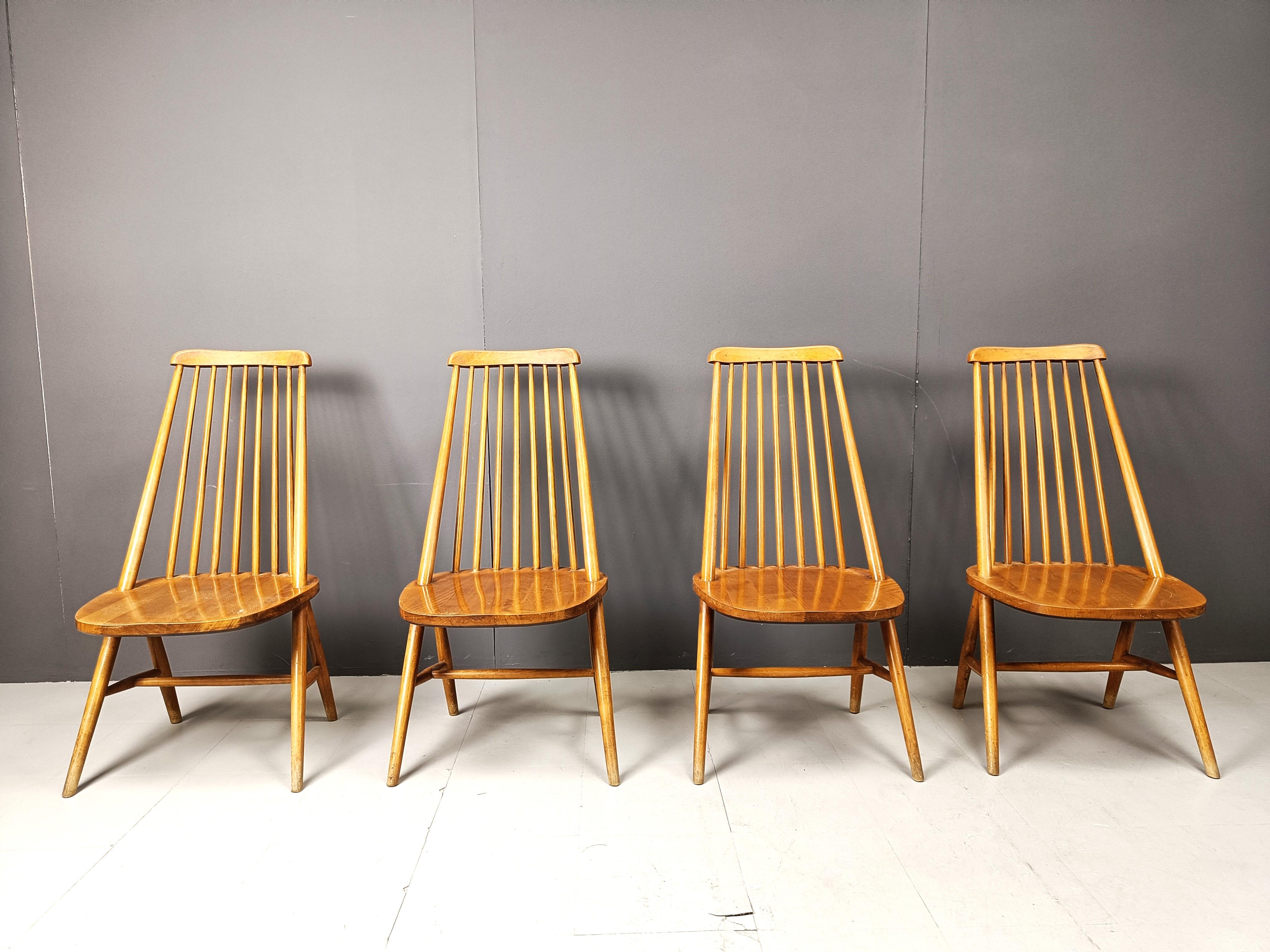 Scandinavo moderno Sedie da pranzo scandinave di metà secolo, anni '60 in vendita
