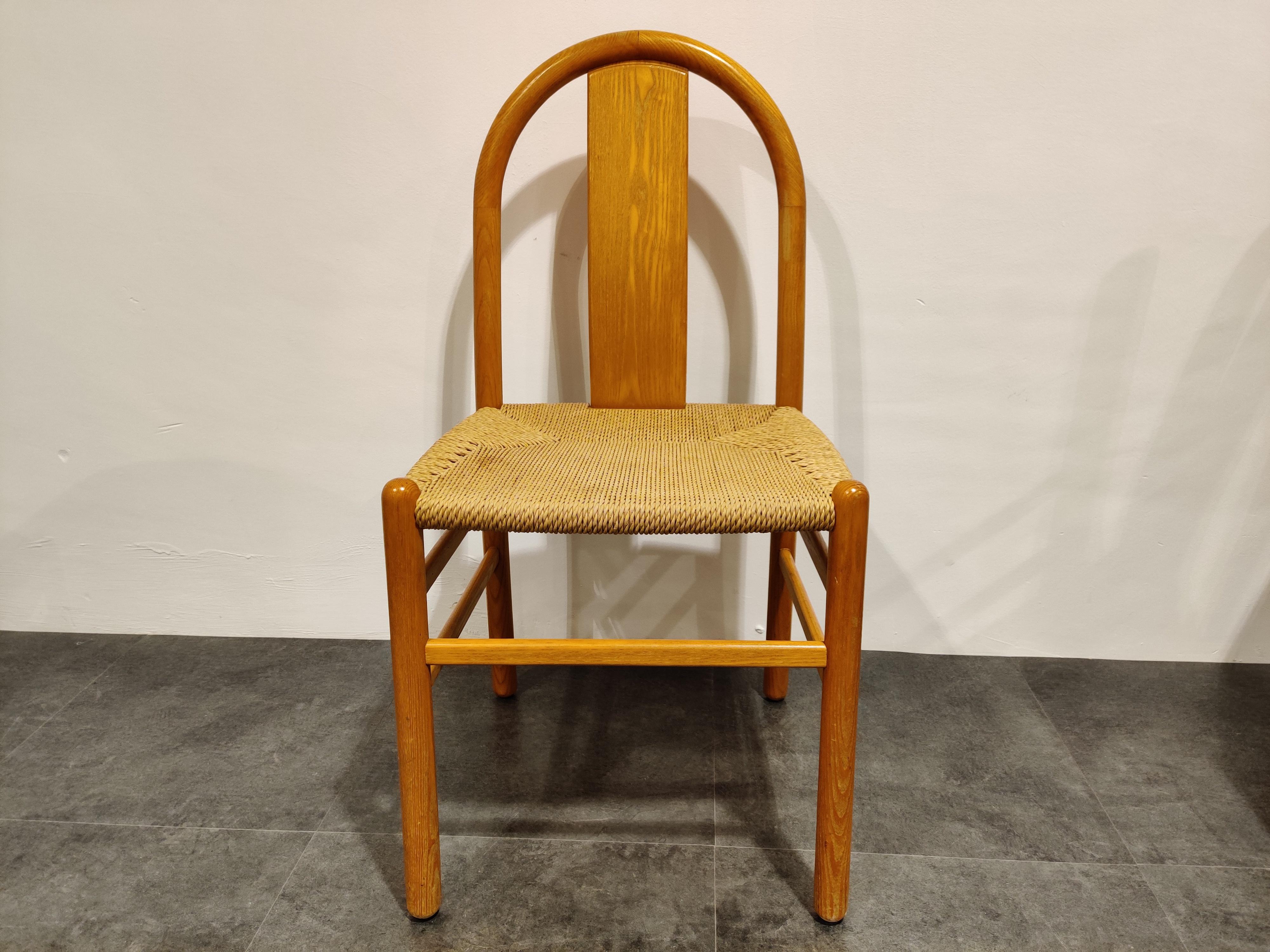 Midcentury Scandinavian Dining Chairs, Set of 4, 1960s For Sale 4