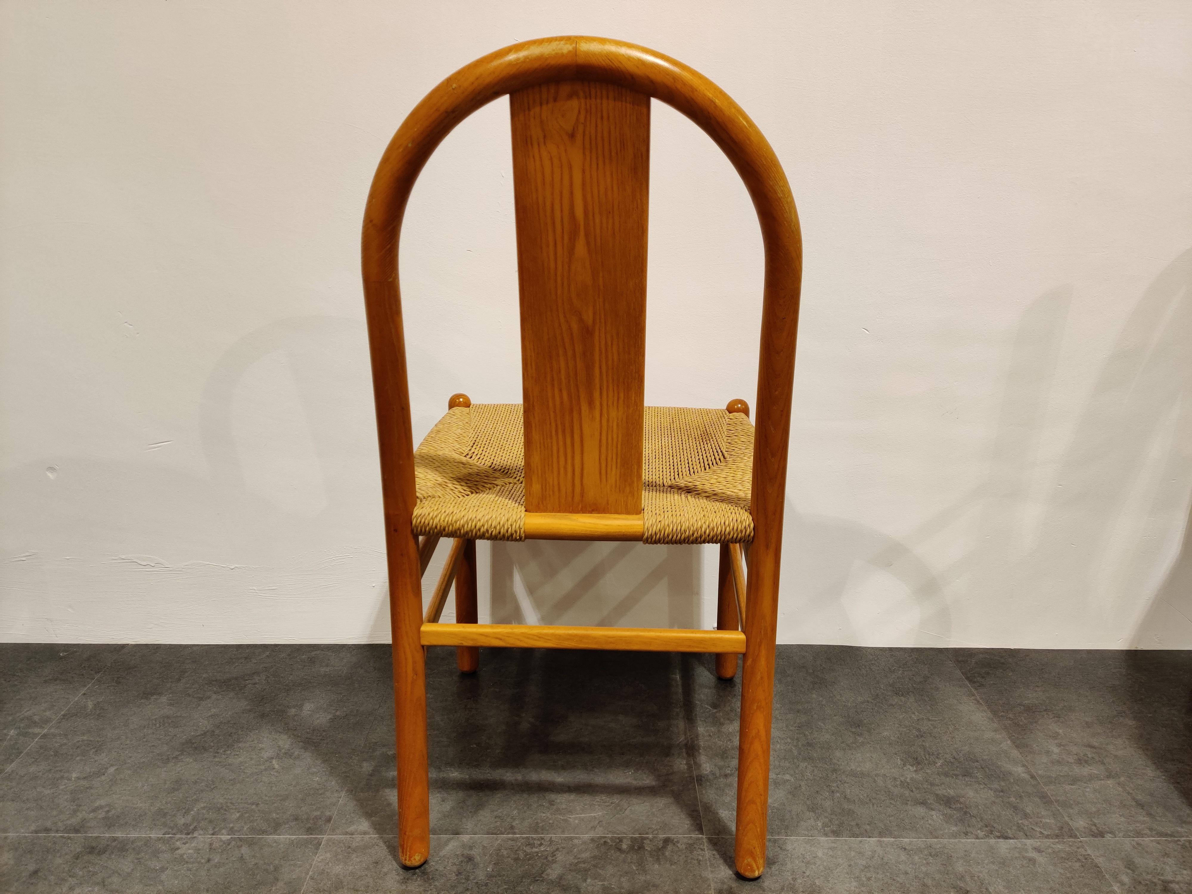 Sillas de comedor escandinavas de mediados de siglo, Juego de 4, Años 60 en venta 5