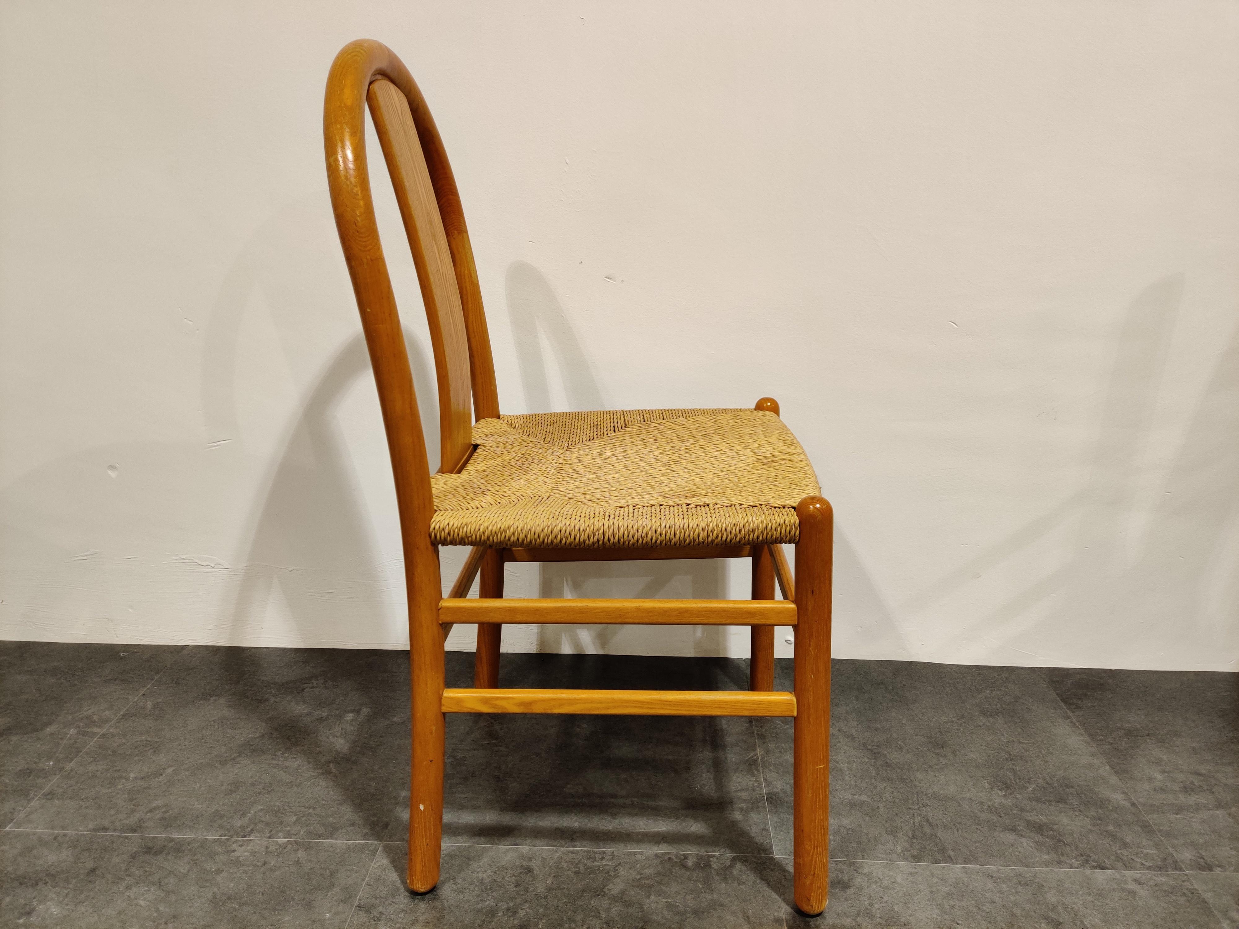 Sillas de comedor escandinavas de mediados de siglo, Juego de 4, Años 60 en venta 7