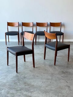 Mid-Century Scandinavian Dining Chairs - Set of Six