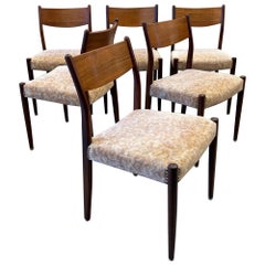 Mid-Century Scandinavian Dining Chairs - Set of Six
