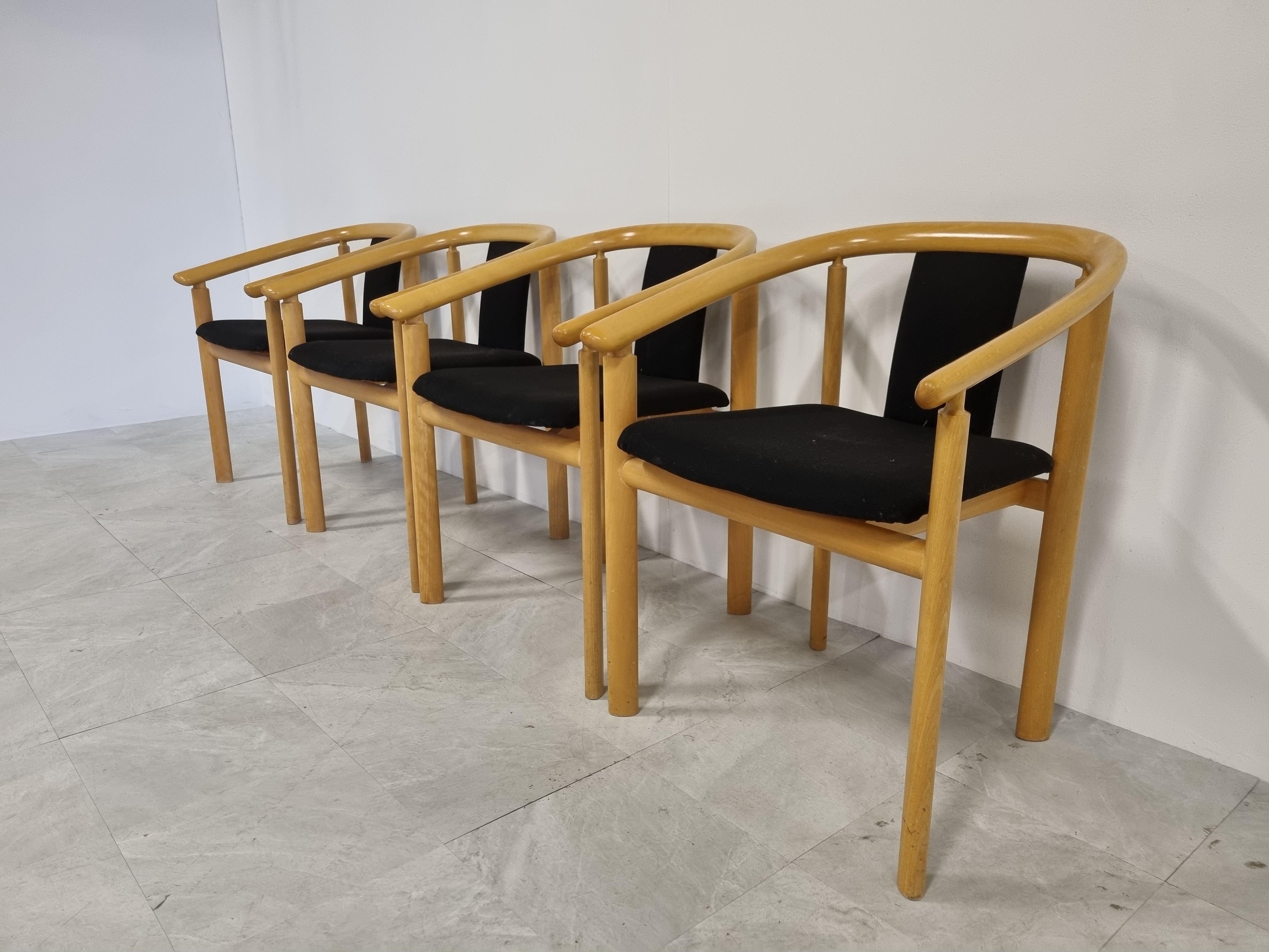 Danish Mid Century Scandinavian Dining Chairs Skovby Mobler, Set of 4, 1970s