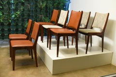Midcentury Scandinavian Dining rosewood, Chairs, 1960s