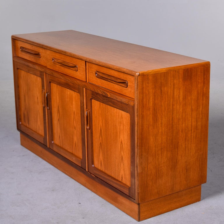 Midcentury Scandinavian G Plan Teak Buffet or Credenza For Sale at 1stDibs