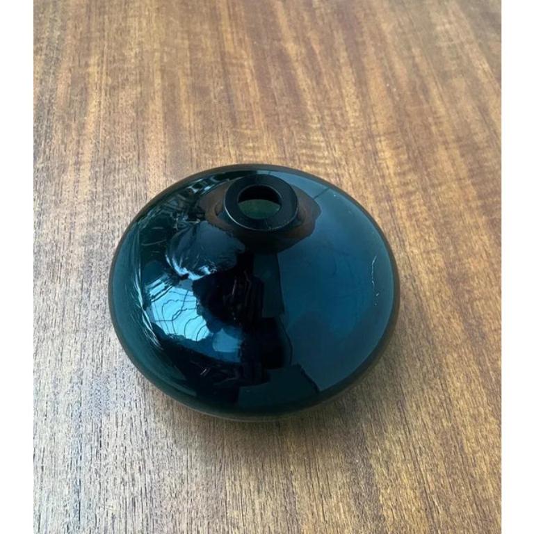 Mid-Century moderno Vaso di vetro scandinavo di metà secolo, anni '60 in vendita